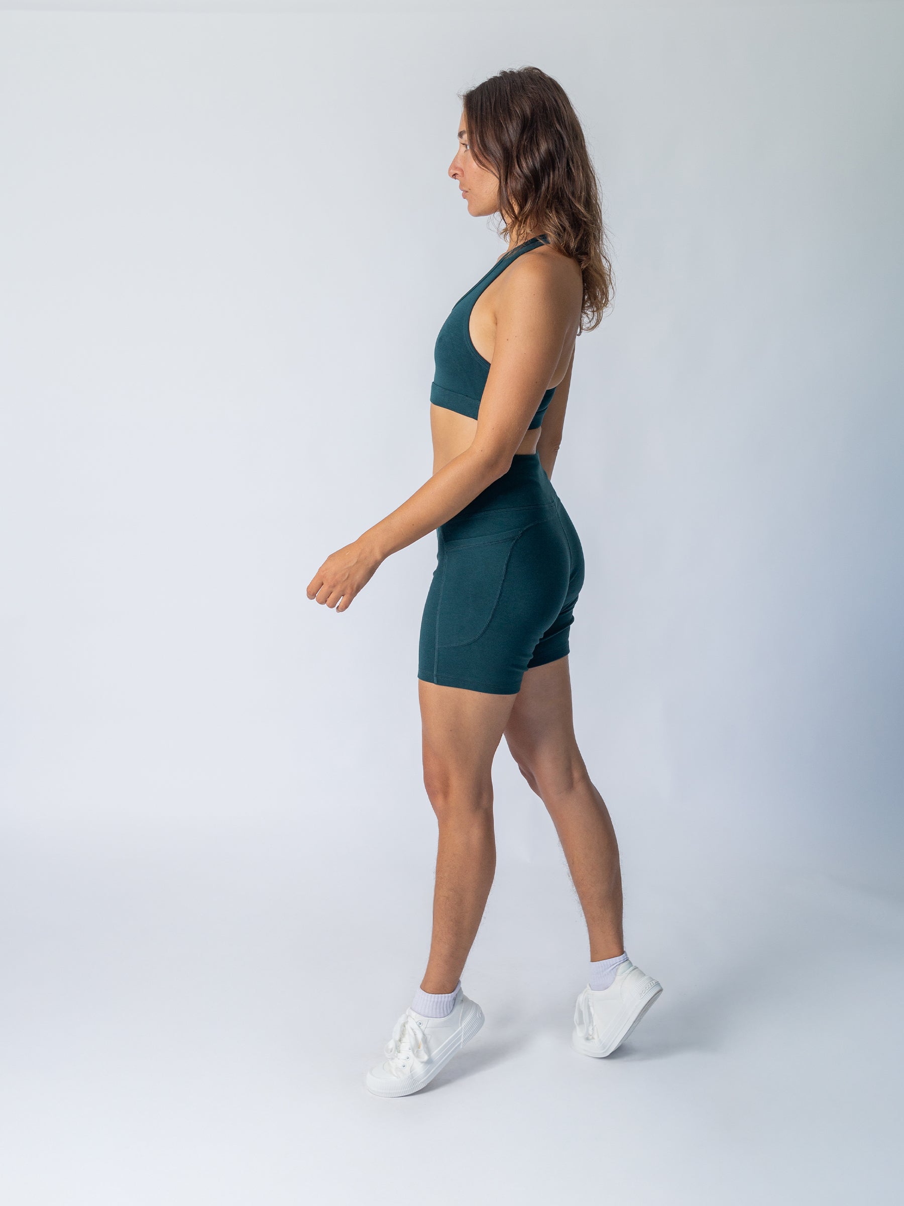 PlantTec™ Organic Shorts | Monstera, a Organic Activewear by Happy Earth Apparel