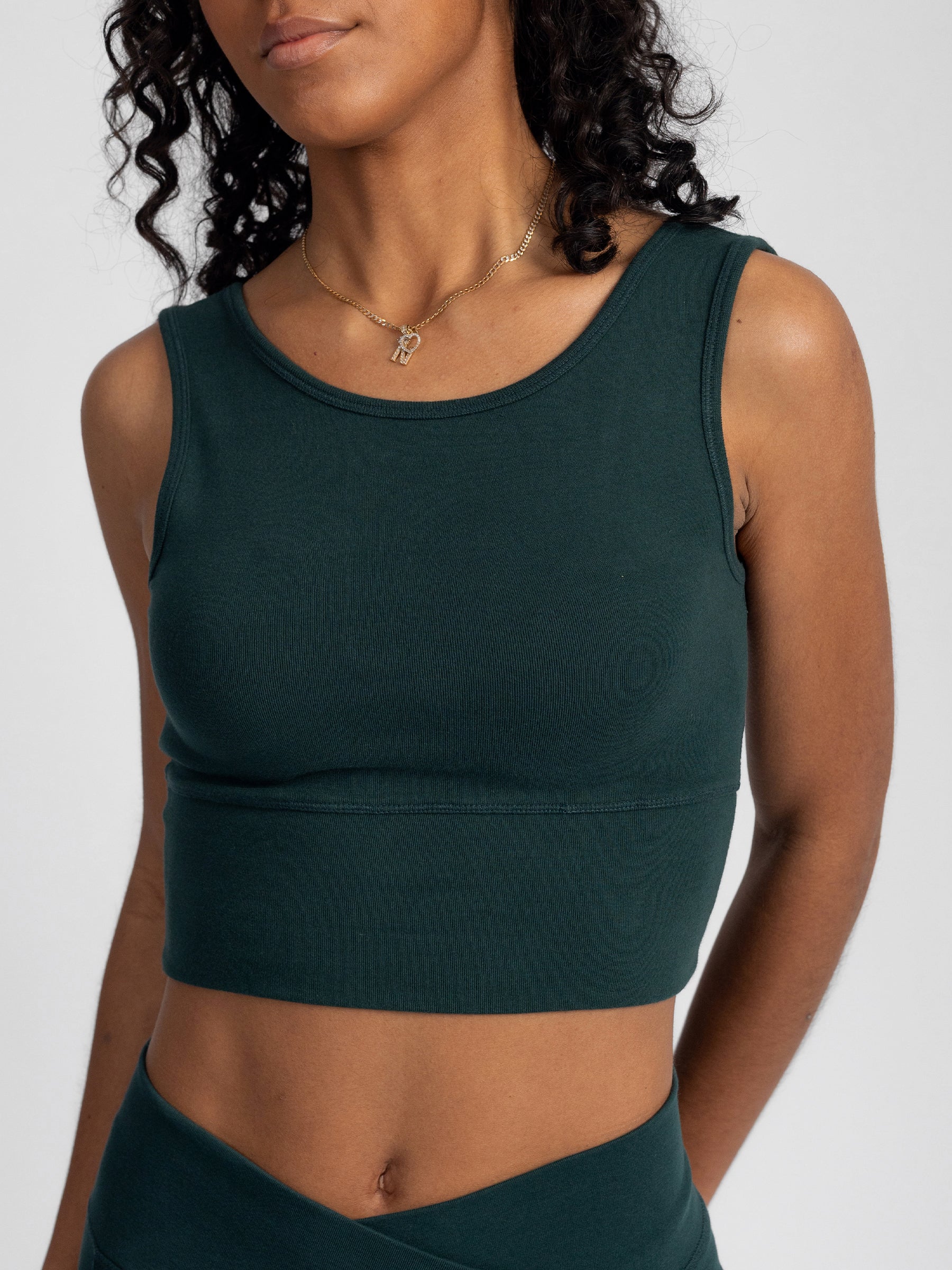 PlantTec™ Organic Reversible Crop Tank | Monstera
