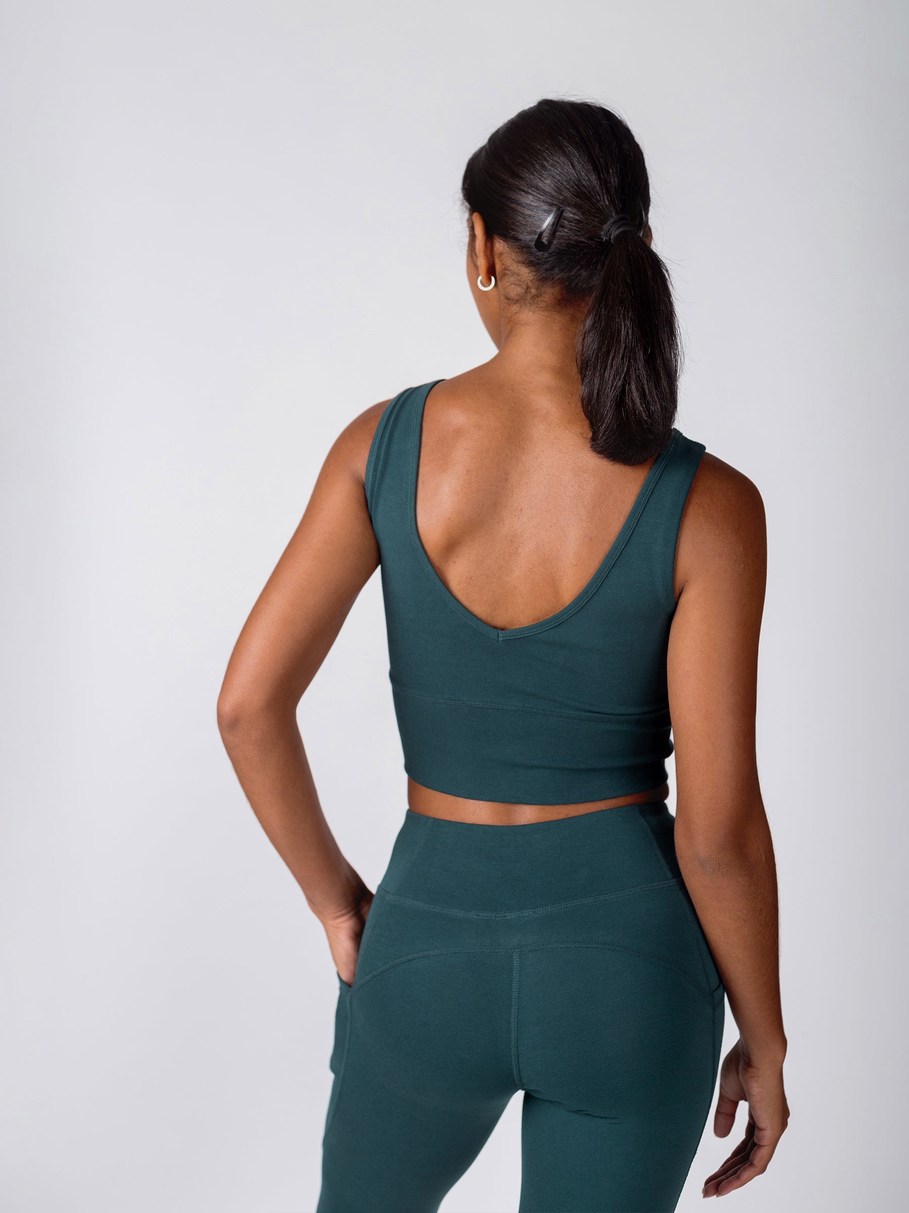 PlantTec™ Organic Reversible Tank | Monstera, a Organic Activewear by Happy Earth Apparel