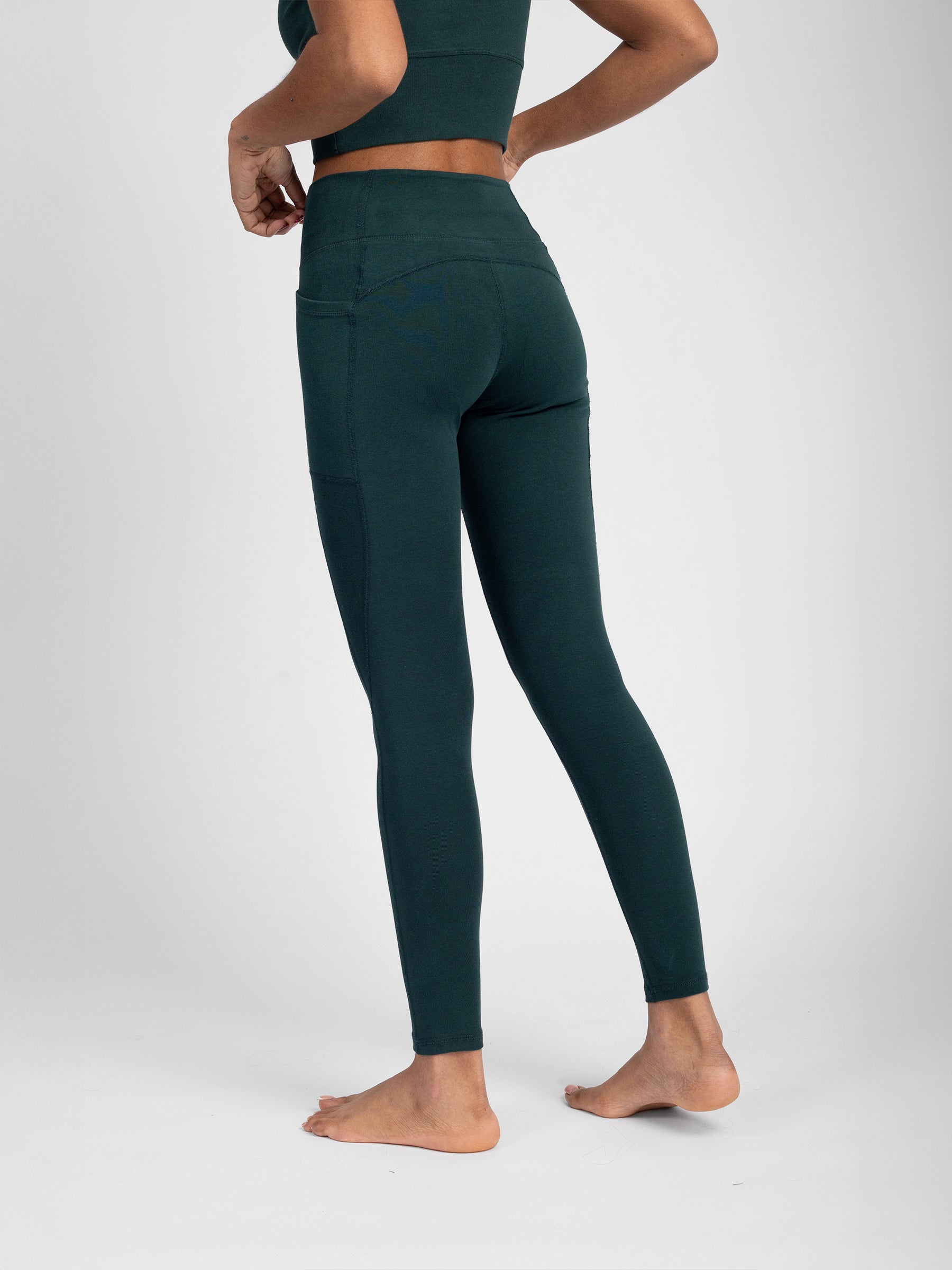 PlantTec™ Organic Seamless Leggings | Monstera