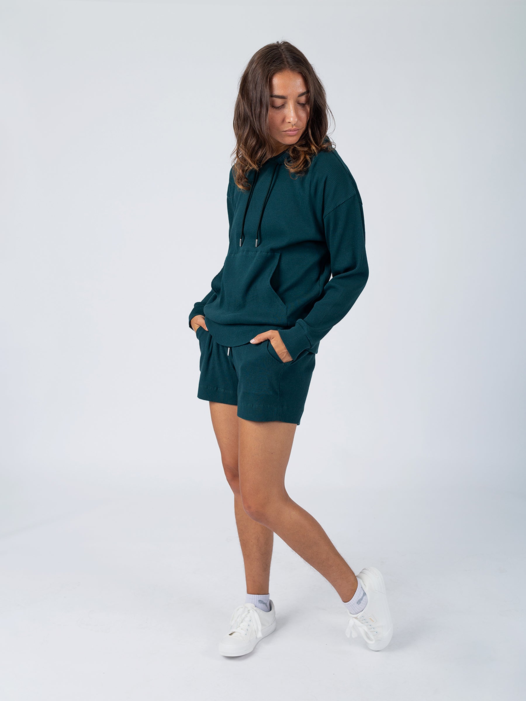 Revive™ Organic Cotton Shorts | Monstera