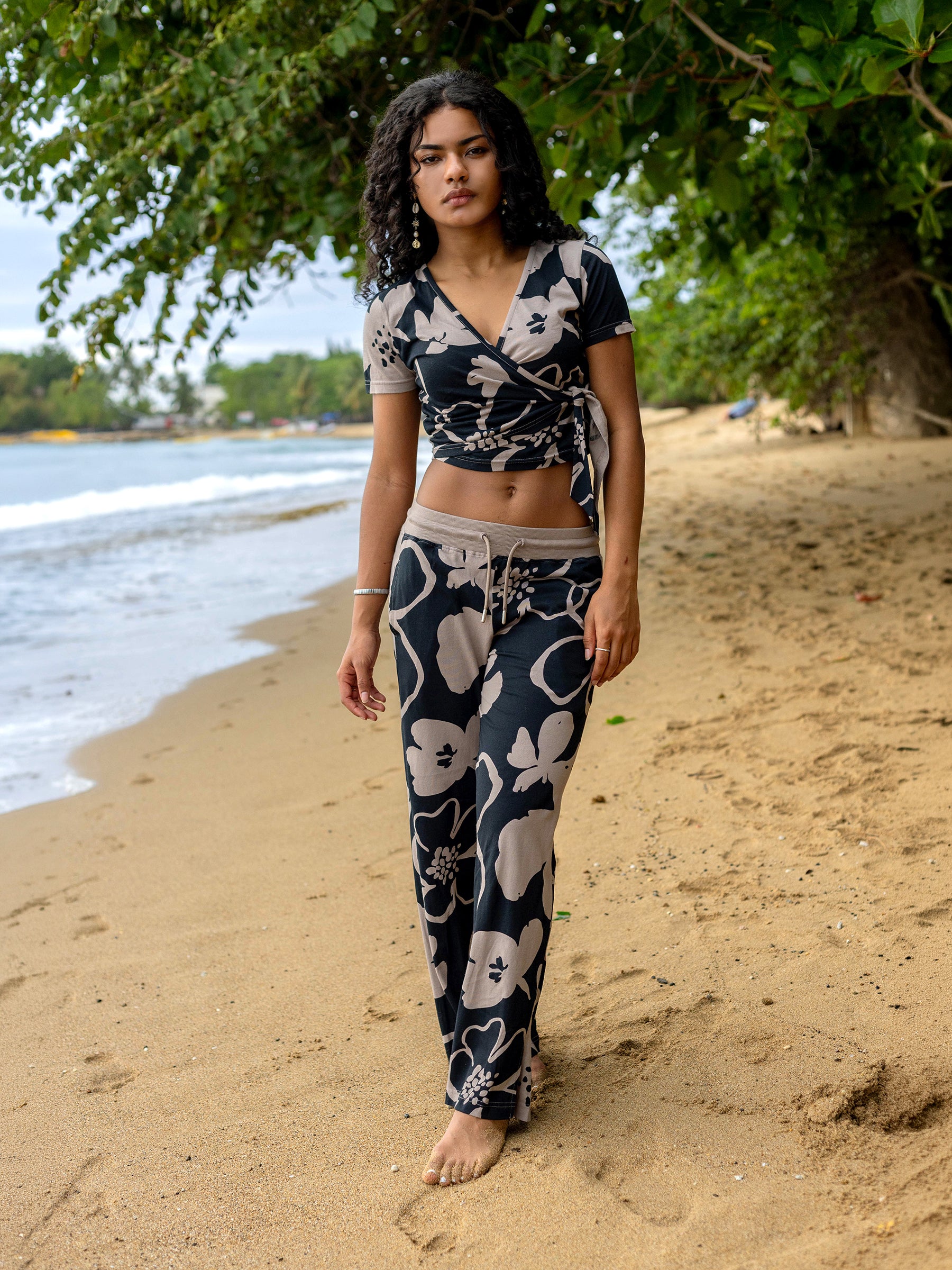 Wrap Crop Top | Moonflower