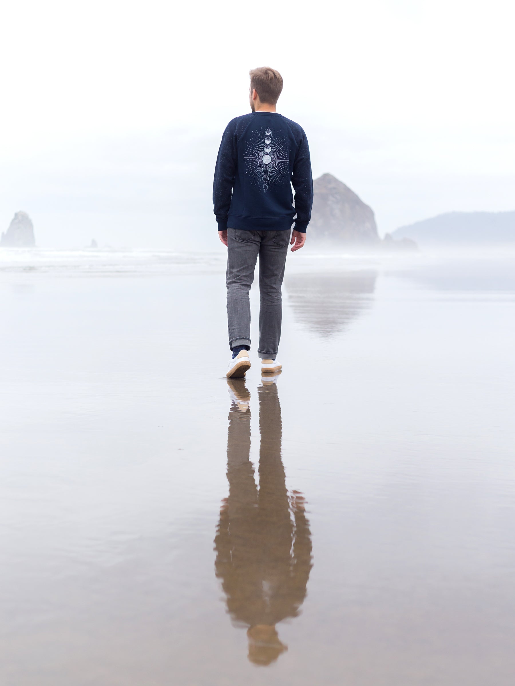 Moonshine Raglan Pullover-Organic Sweatshirt-Happy Earth