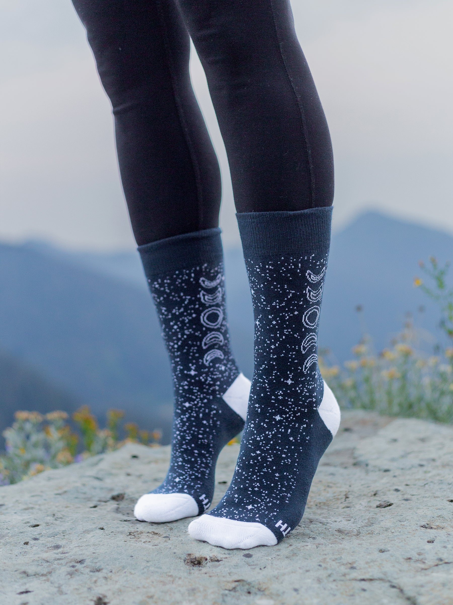 Moonshine Socks, a Organic Socks by Happy Earth Apparel