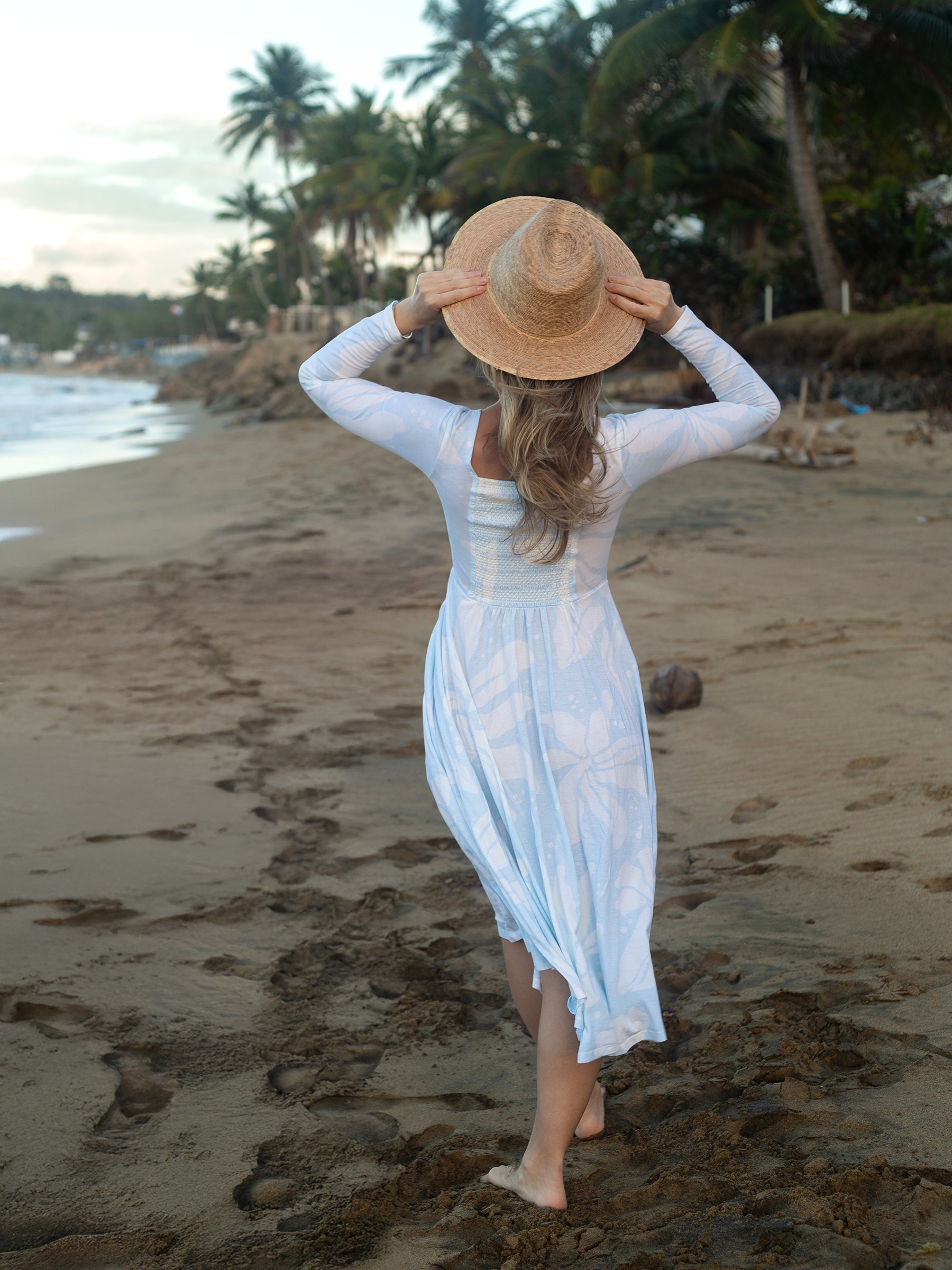 Luna Midi Dress | Naupaka Blossom