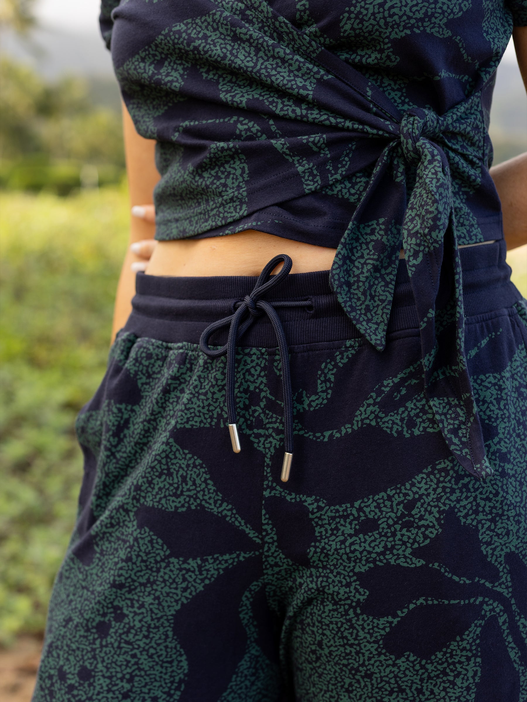 Wrap Crop Top | Nightbloom