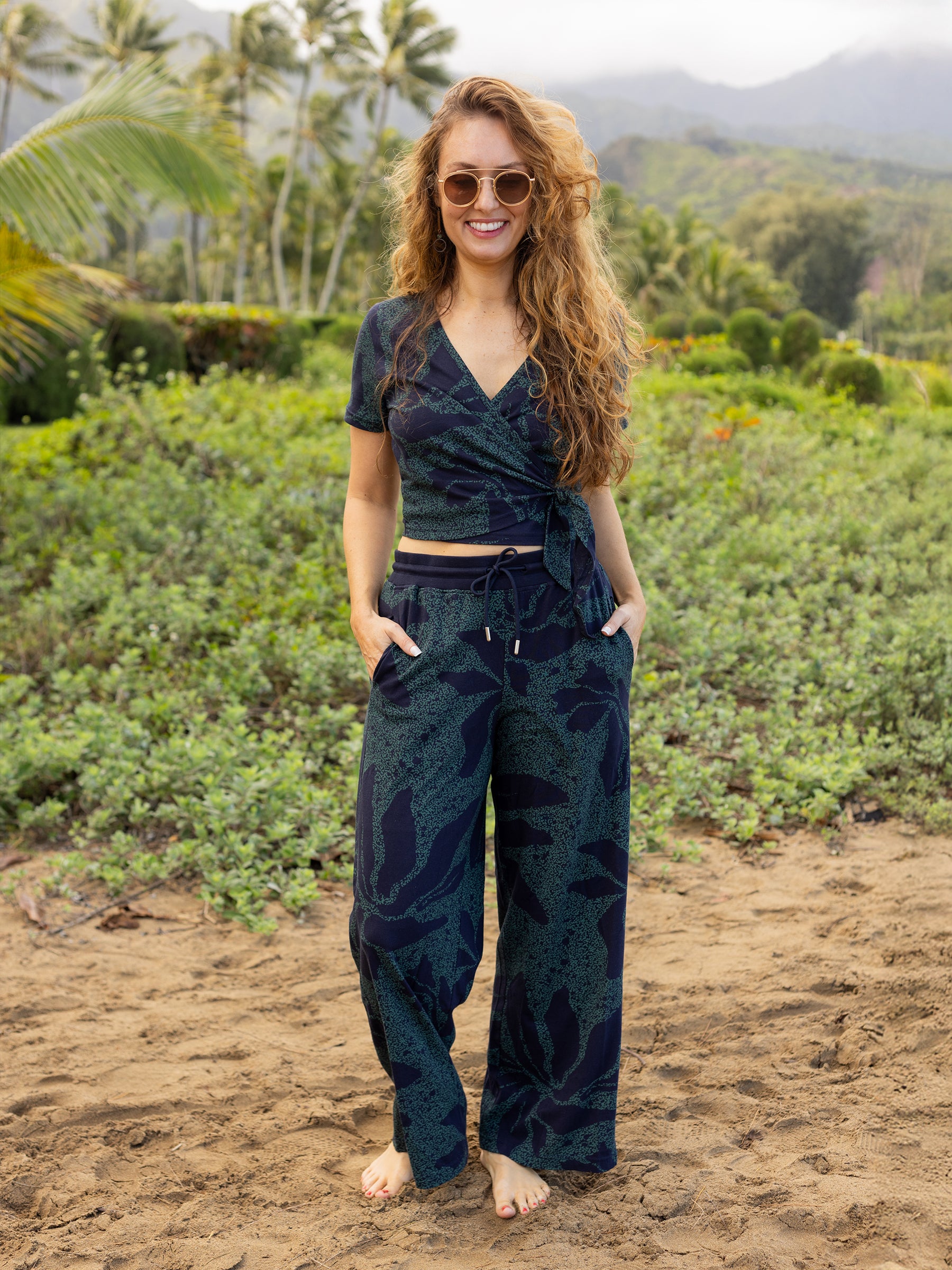 Wrap Crop Top | Nightbloom