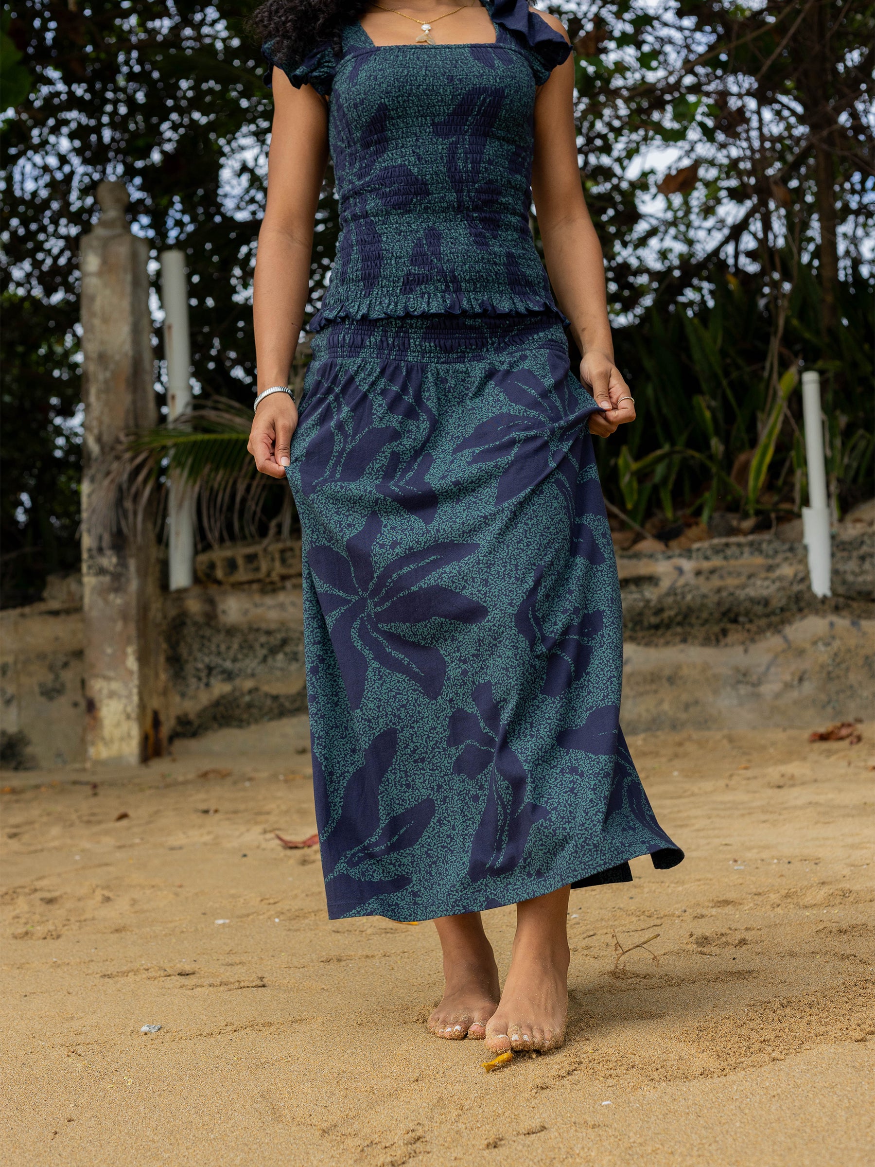 Smocked Skirt | Nightbloom