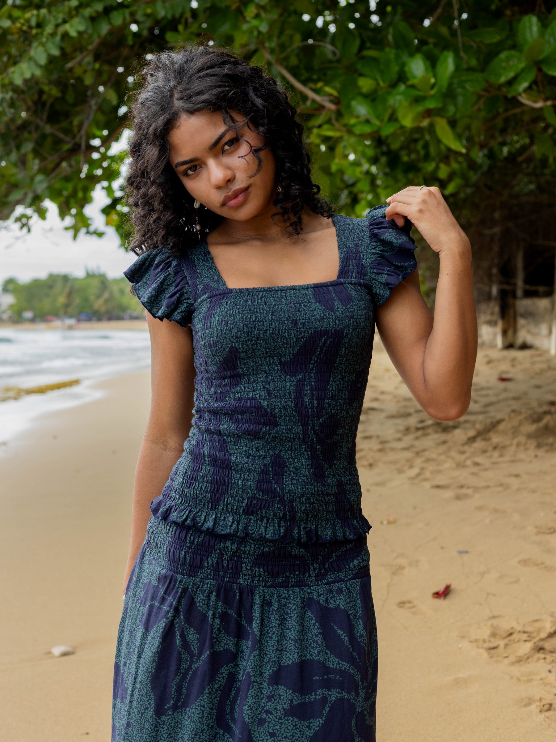 Smocked Skirt | Nightbloom