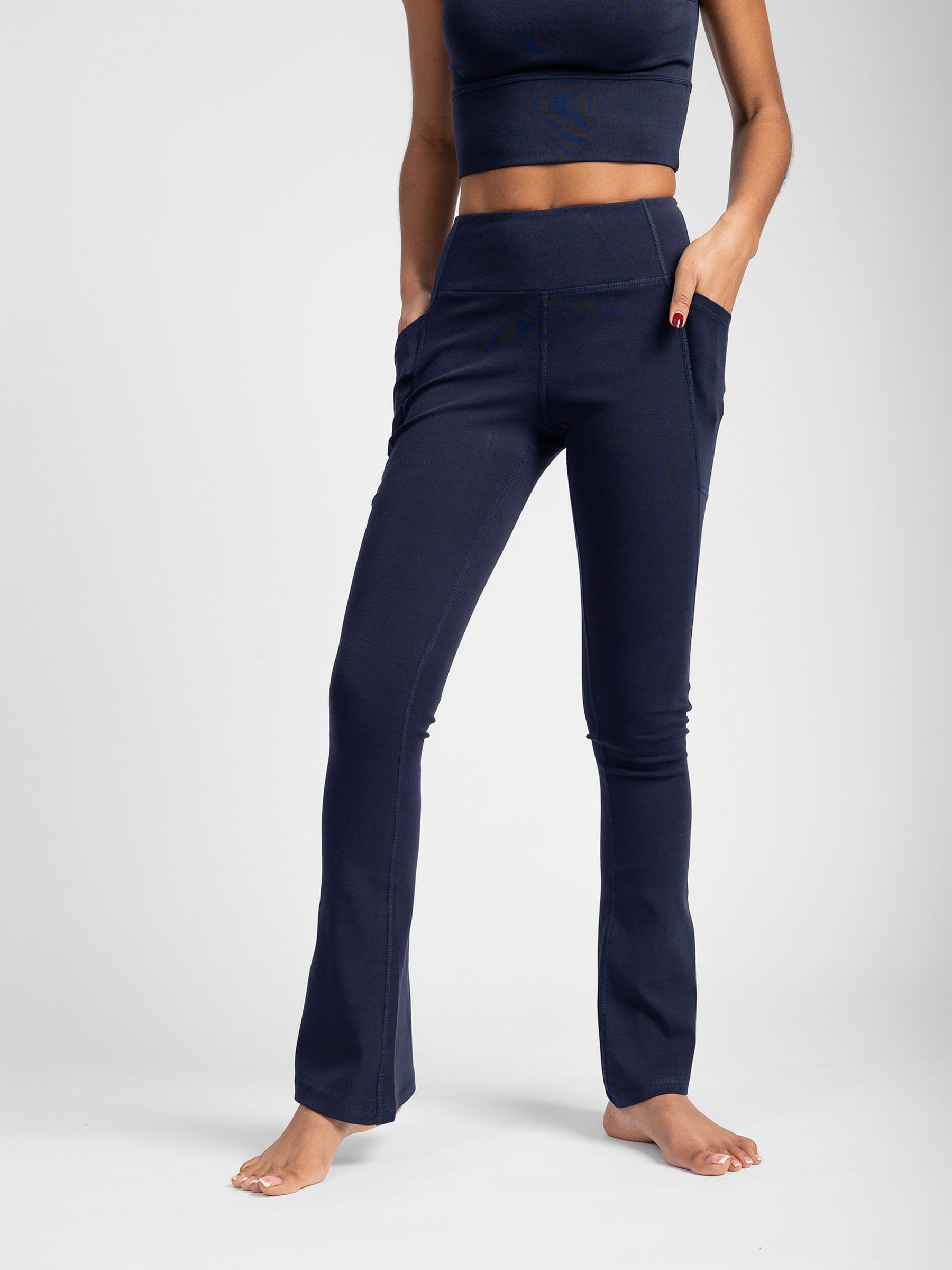 PlantTec™ Organic Flare Leggings | Ocean