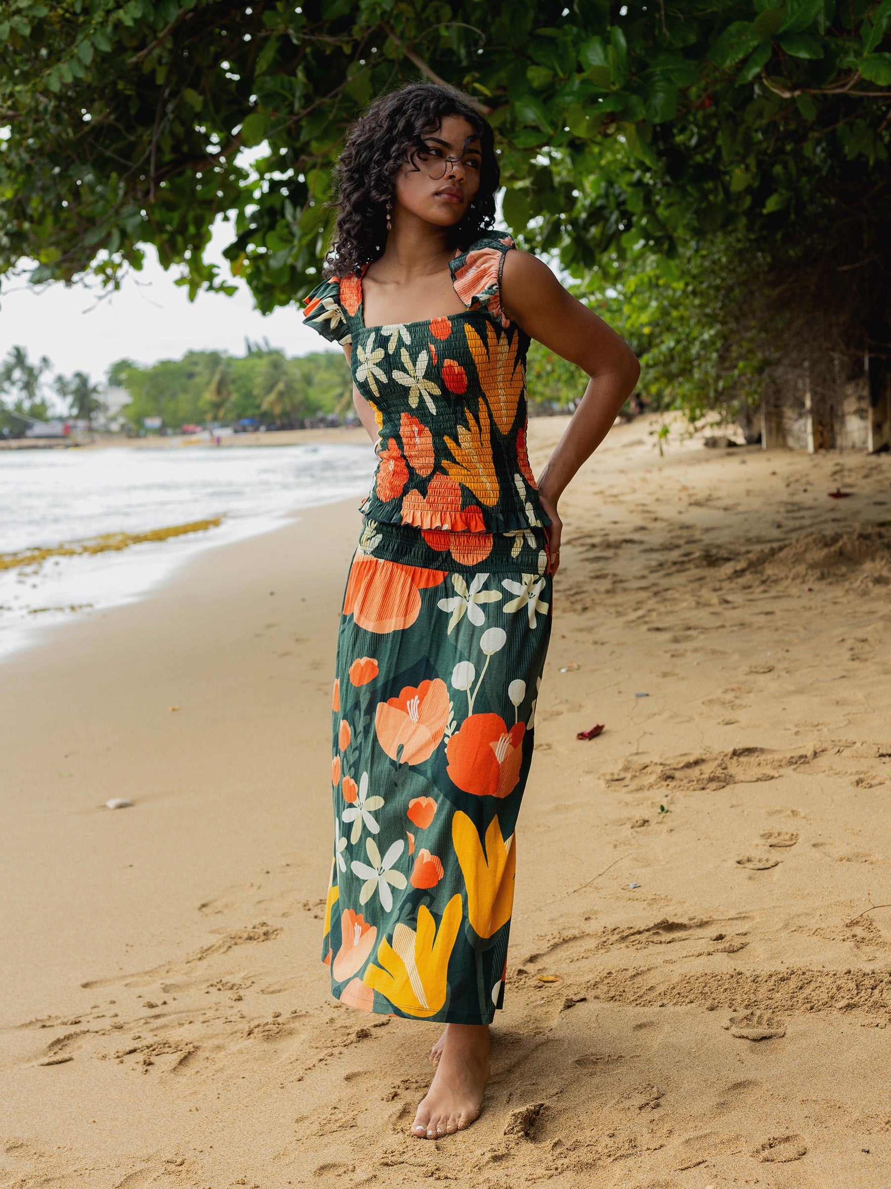 Smocked Skirt | Paradise