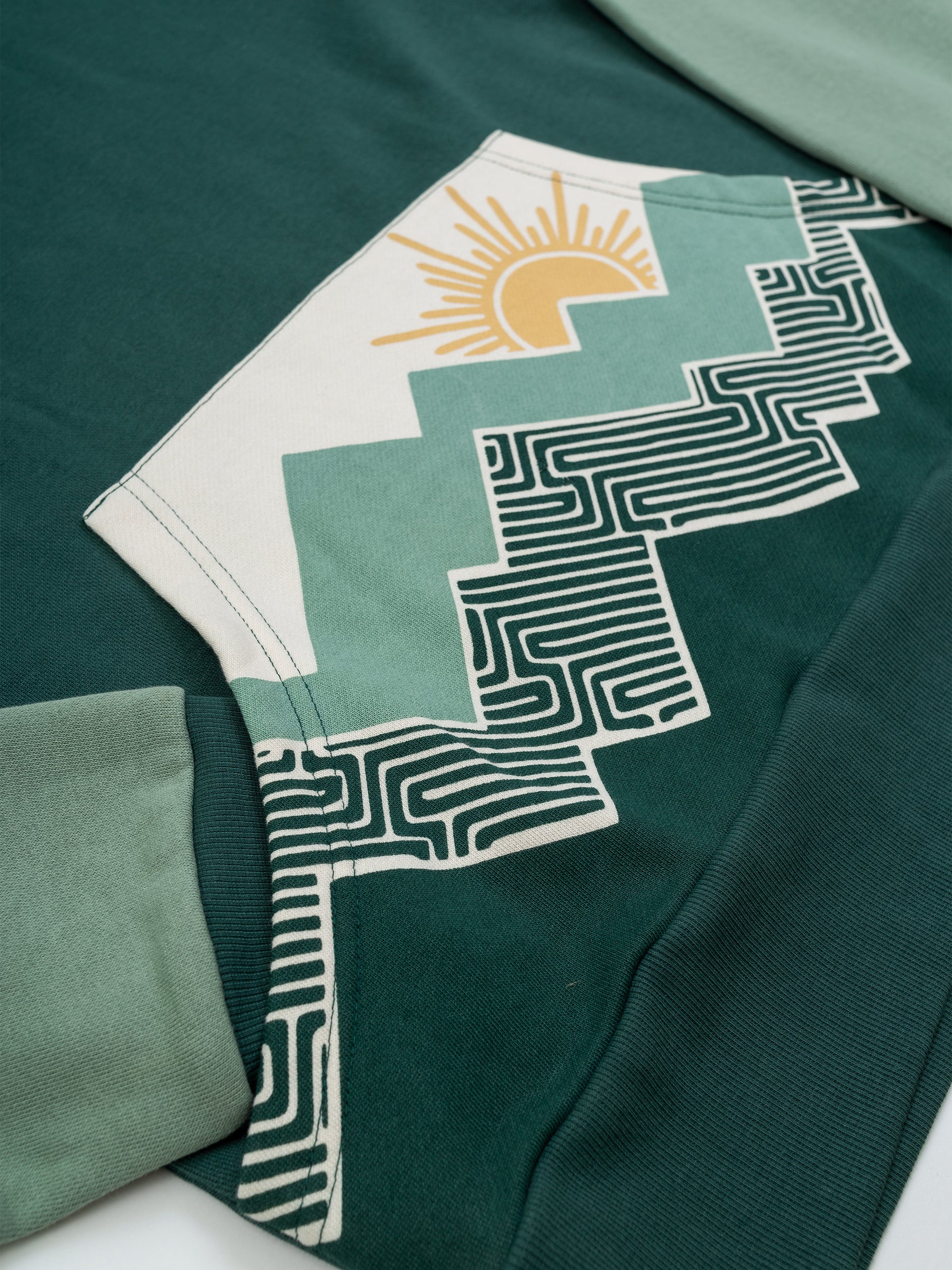 Peak Experience Hoodie, a Organic Hoodie by Happy Earth Apparel