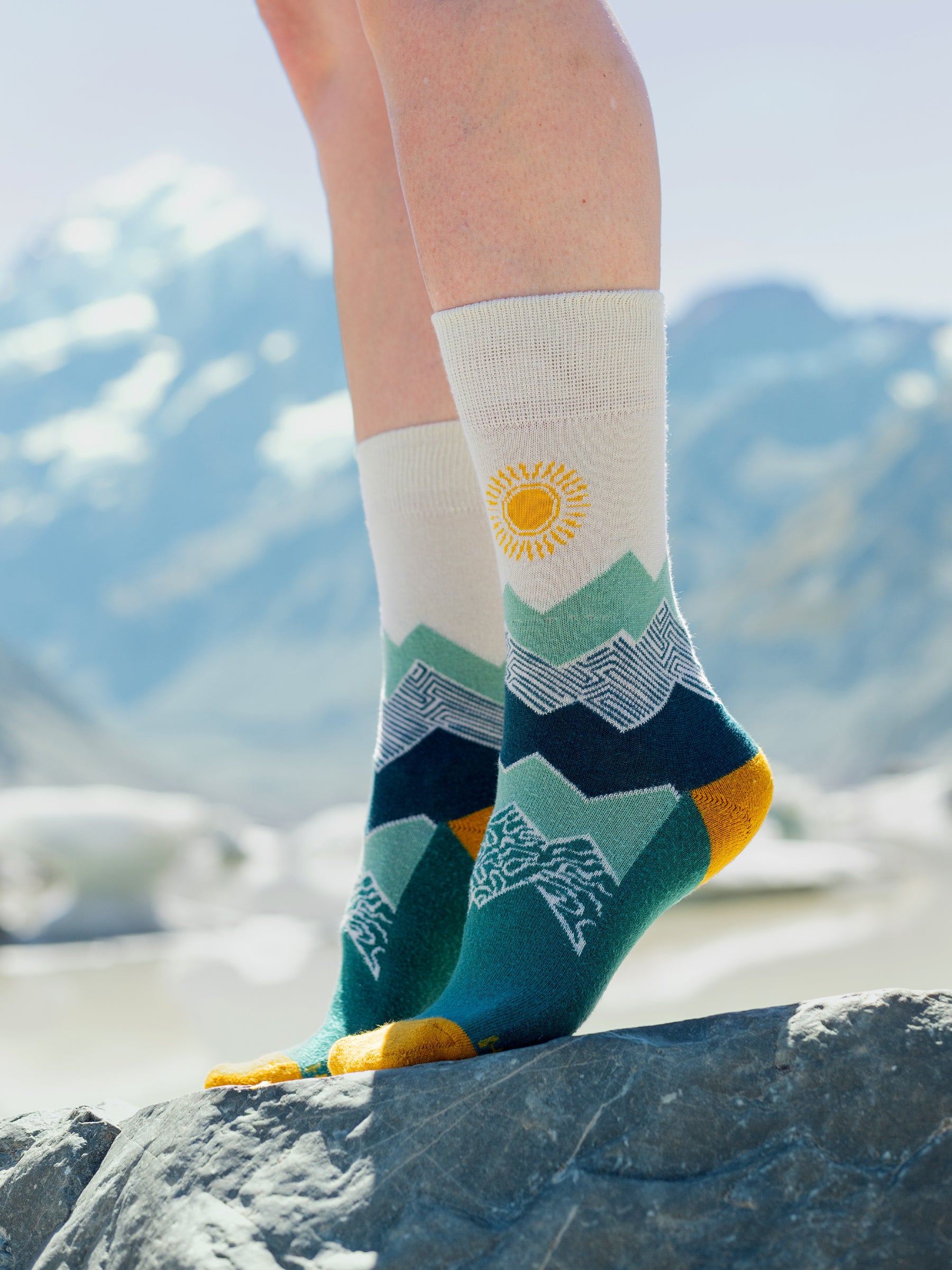Peak Experience Socks, a Organic Socks by Happy Earth Apparel