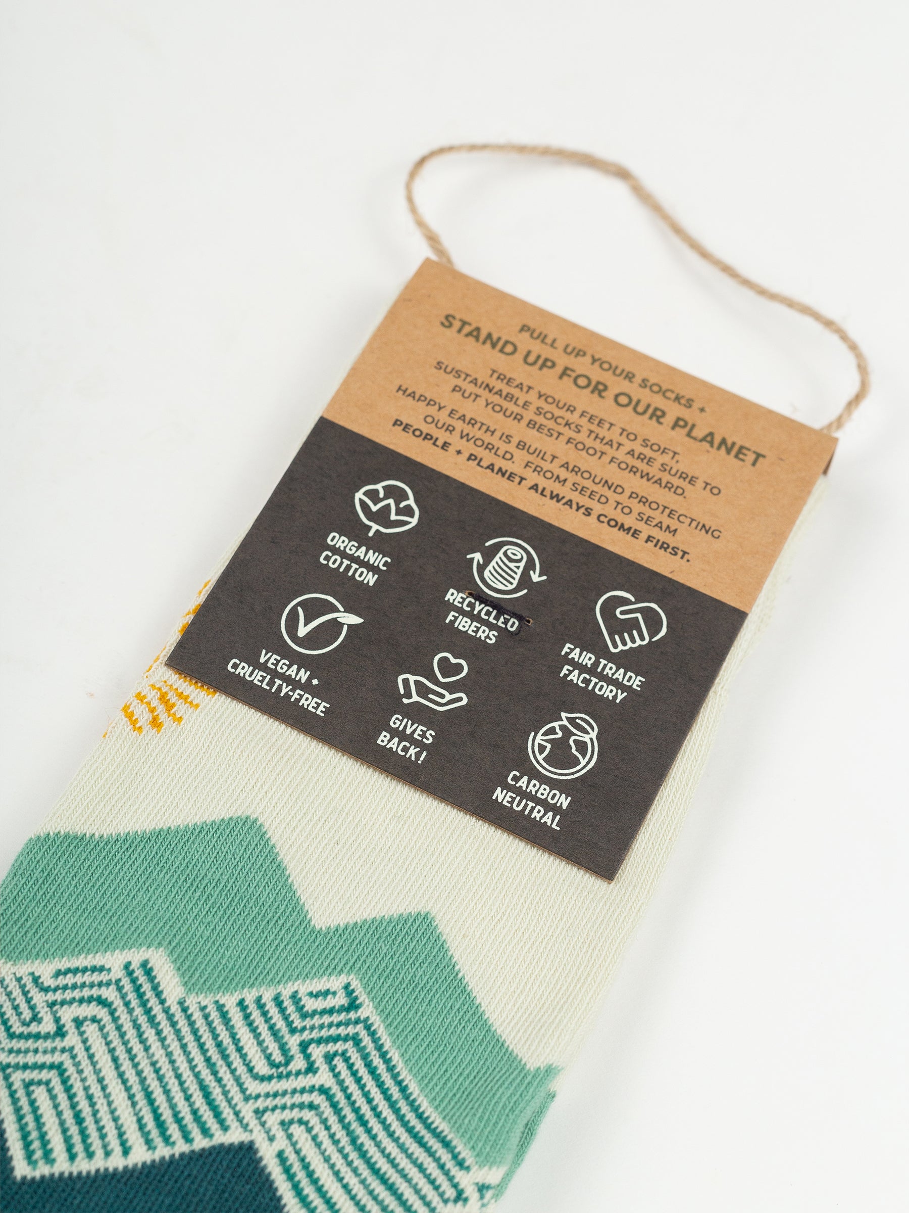 Peak Experience Socks, a Organic Socks by Happy Earth Apparel