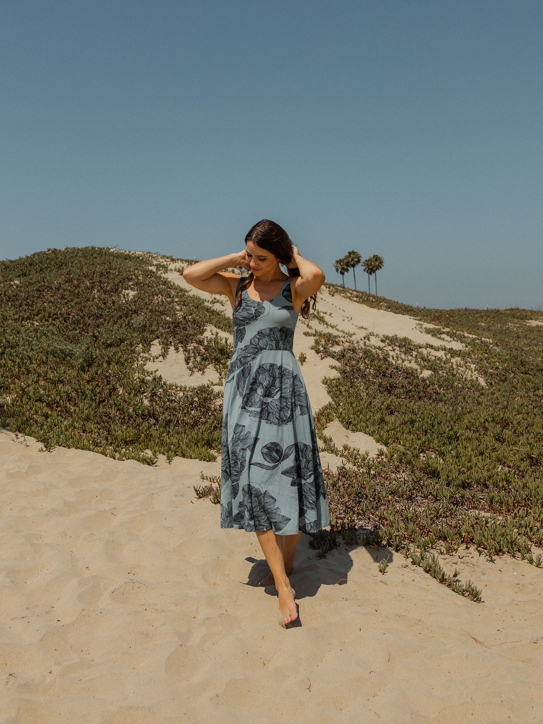 Lily Midi Dress | Peony