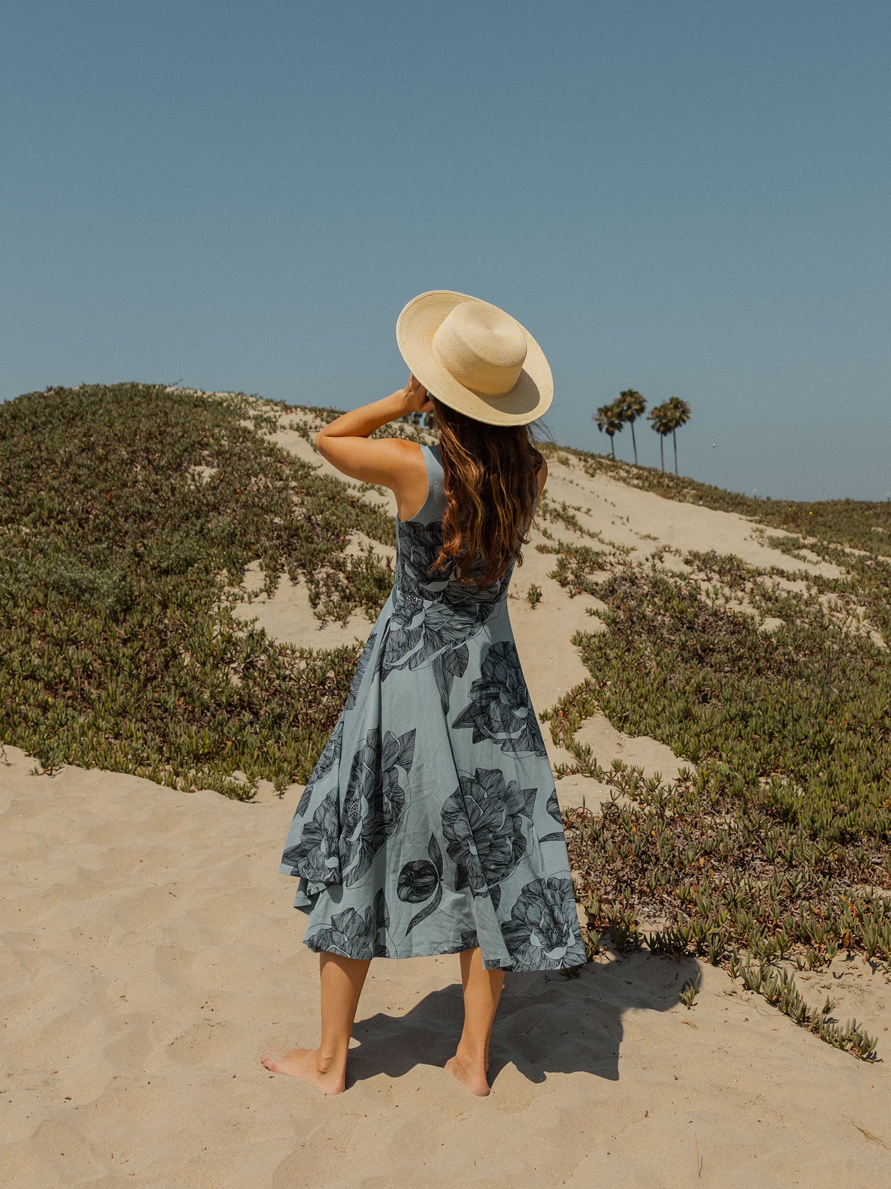Lily Midi Dress | Peony