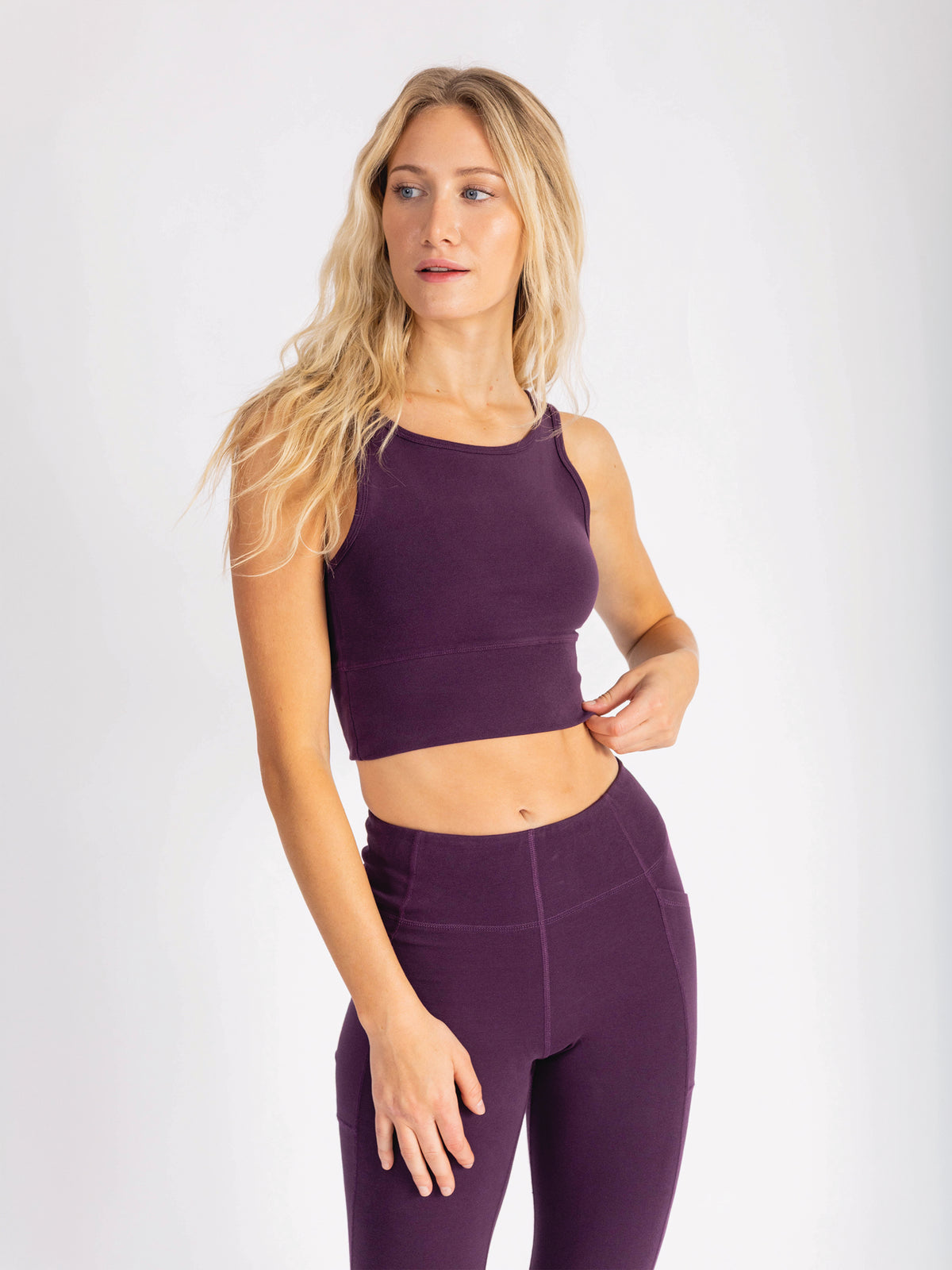 PlantTec™ Organic Reversible Crop Tank | Fig