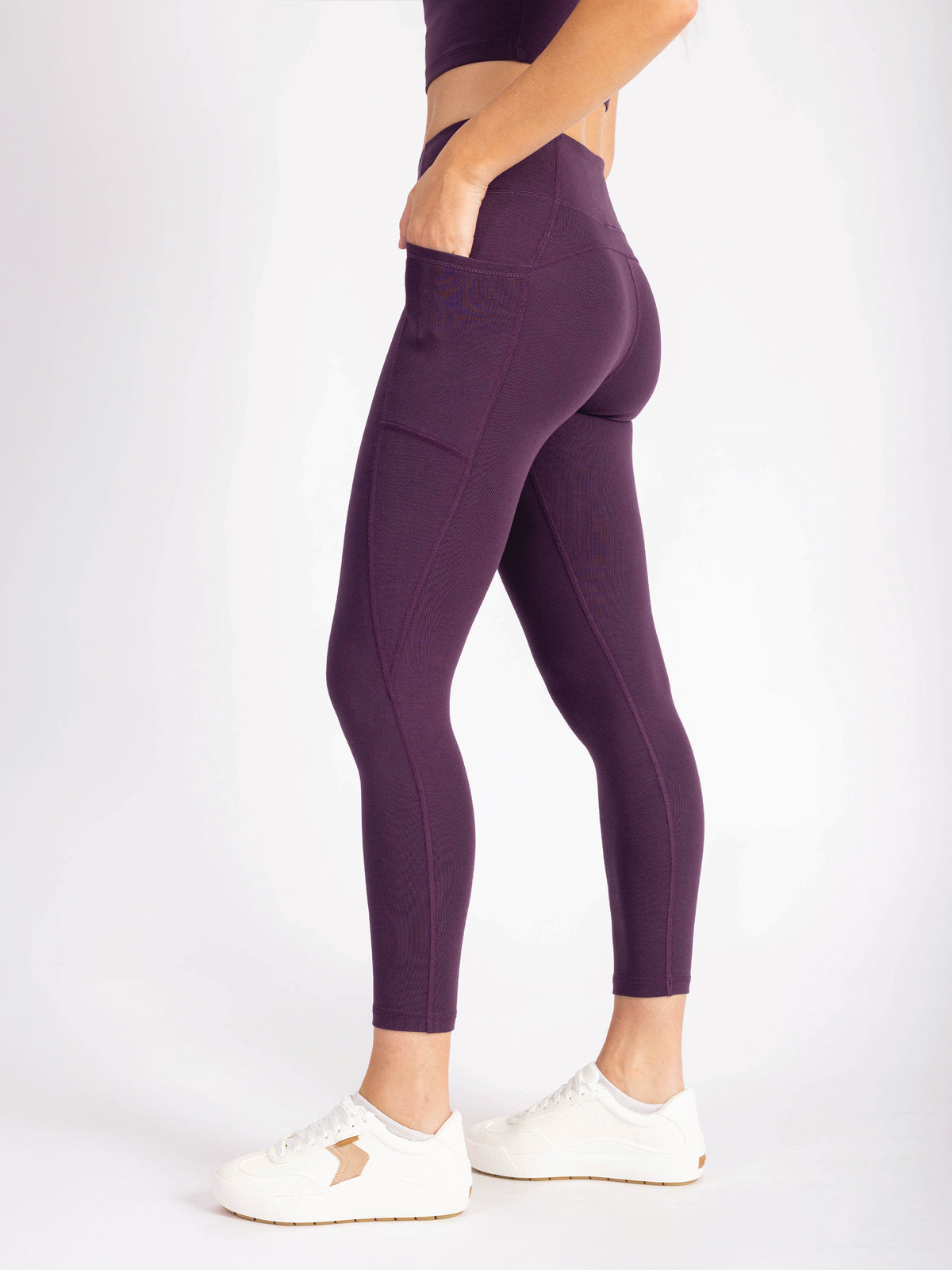 PlantTec™ Organic Leggings | Fig