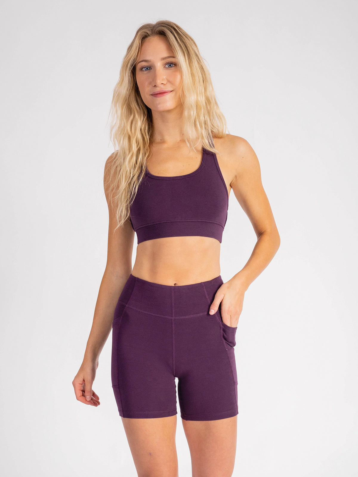 PlantTec™ Organic Shorts | Fig