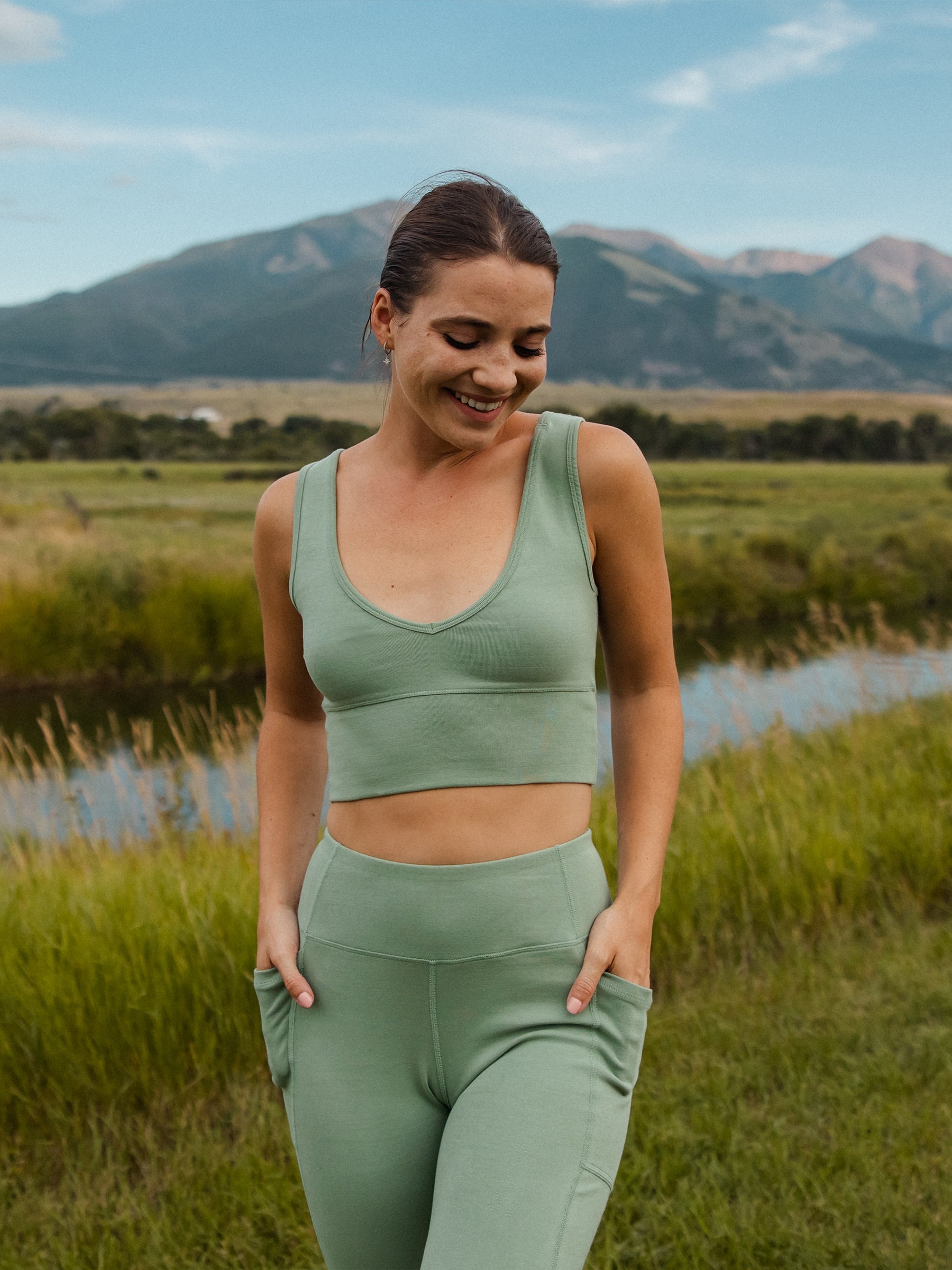 PlantTec™ Reversible Tank | Sage