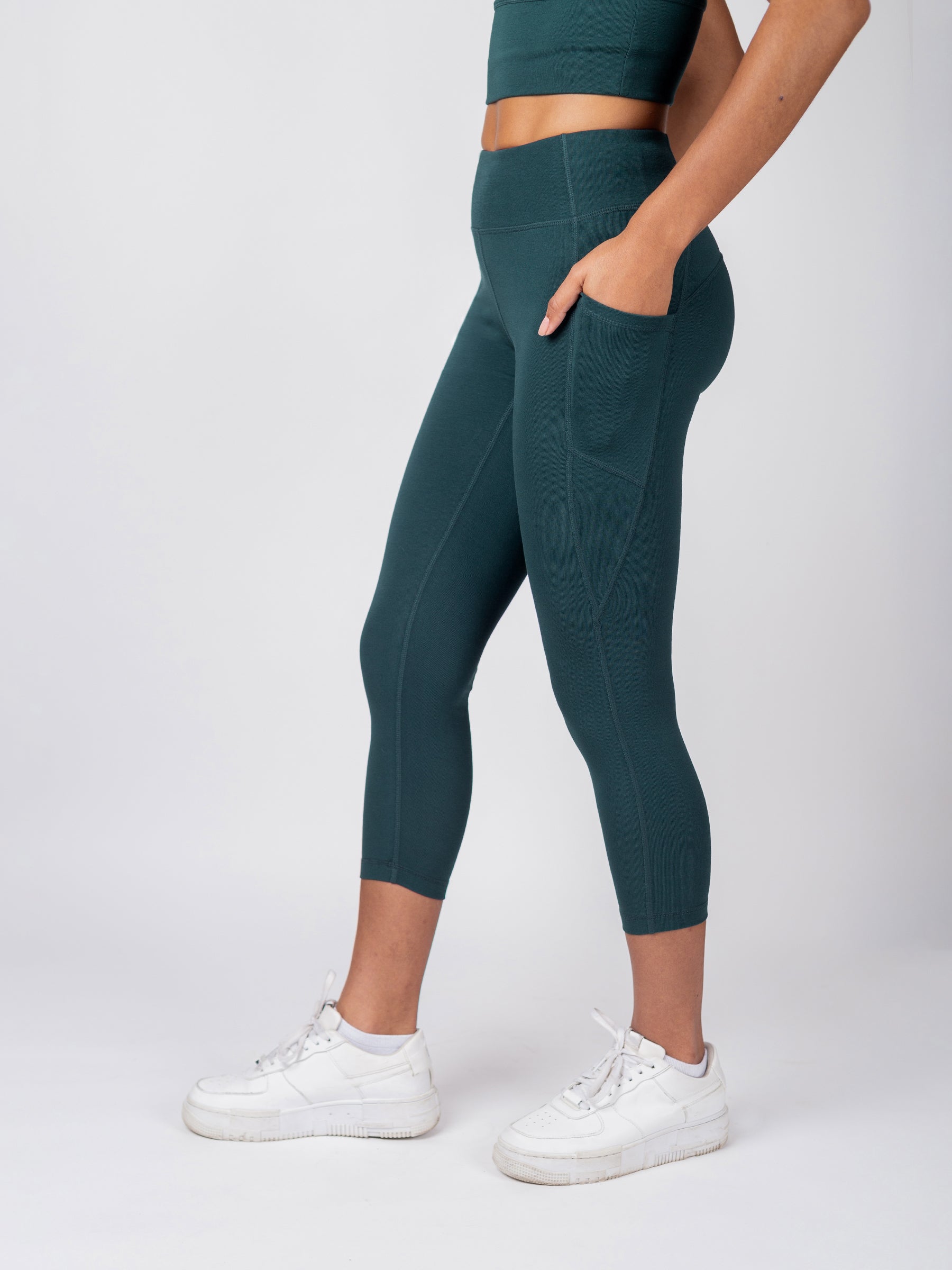 PlantTec Plant-Based Organic Cotton Performance Crop/Petite