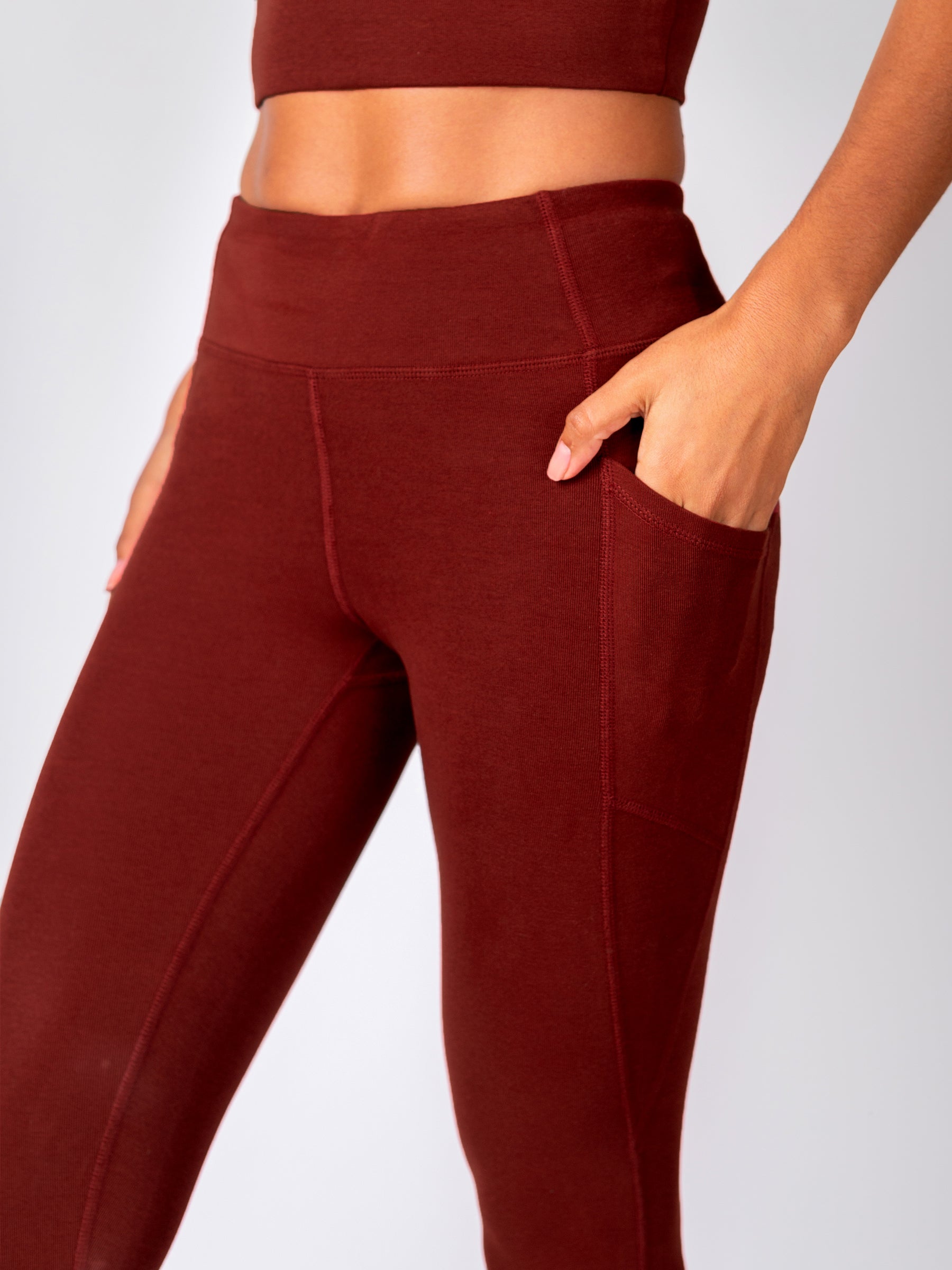PlantTec™ Organic Leggings | Redwood-Organic Activewear-Happy Earth