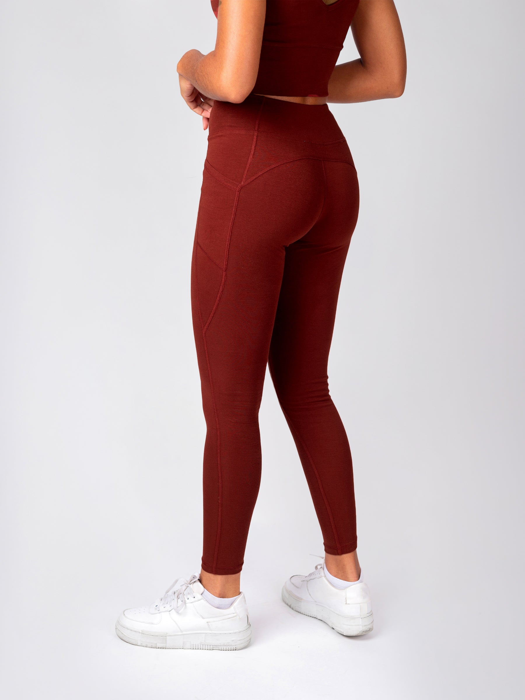 PlantTec™ Organic Leggings | Redwood-Organic Activewear-Happy Earth