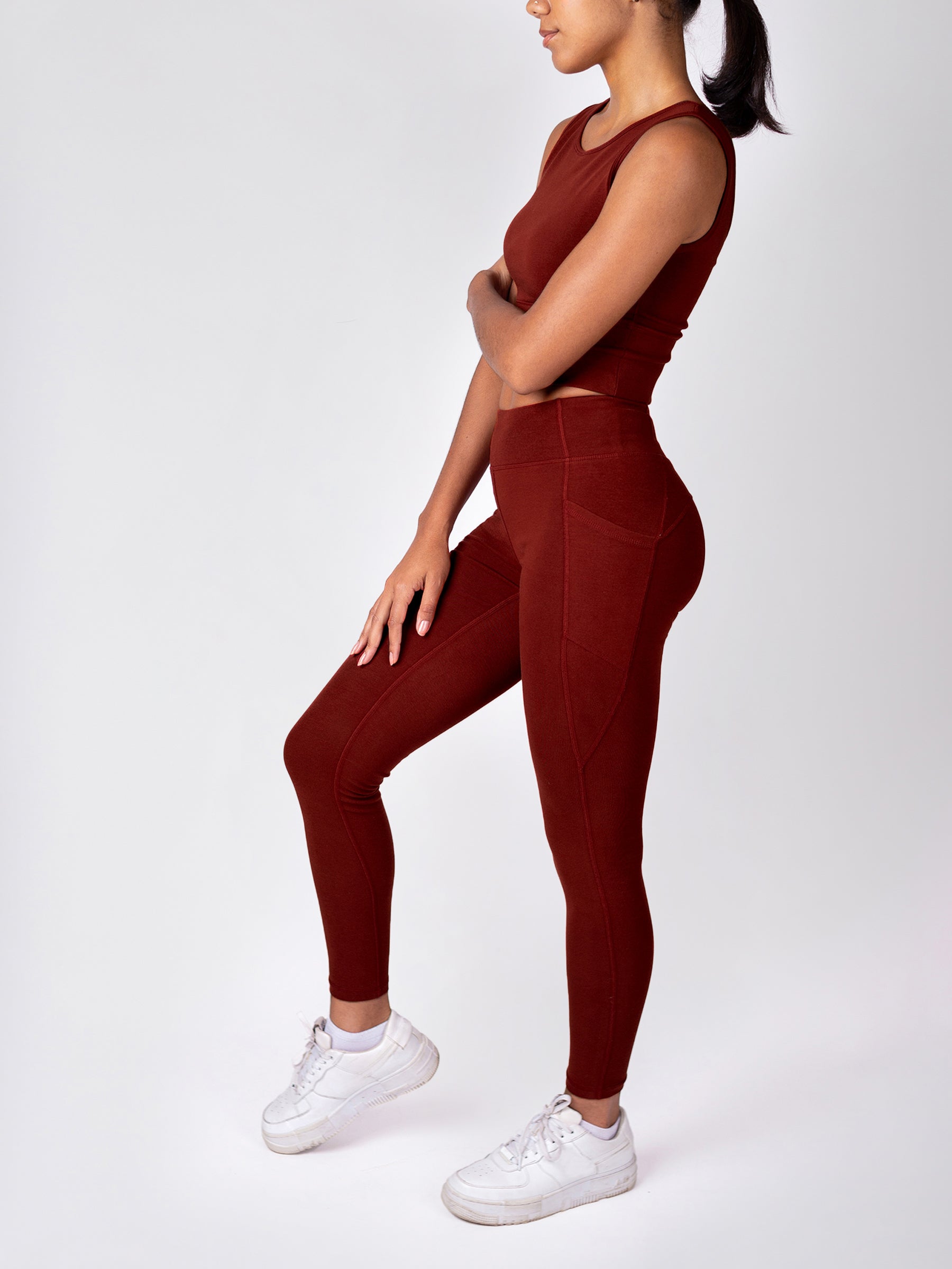 PlantTec™ Organic Leggings | Redwood
