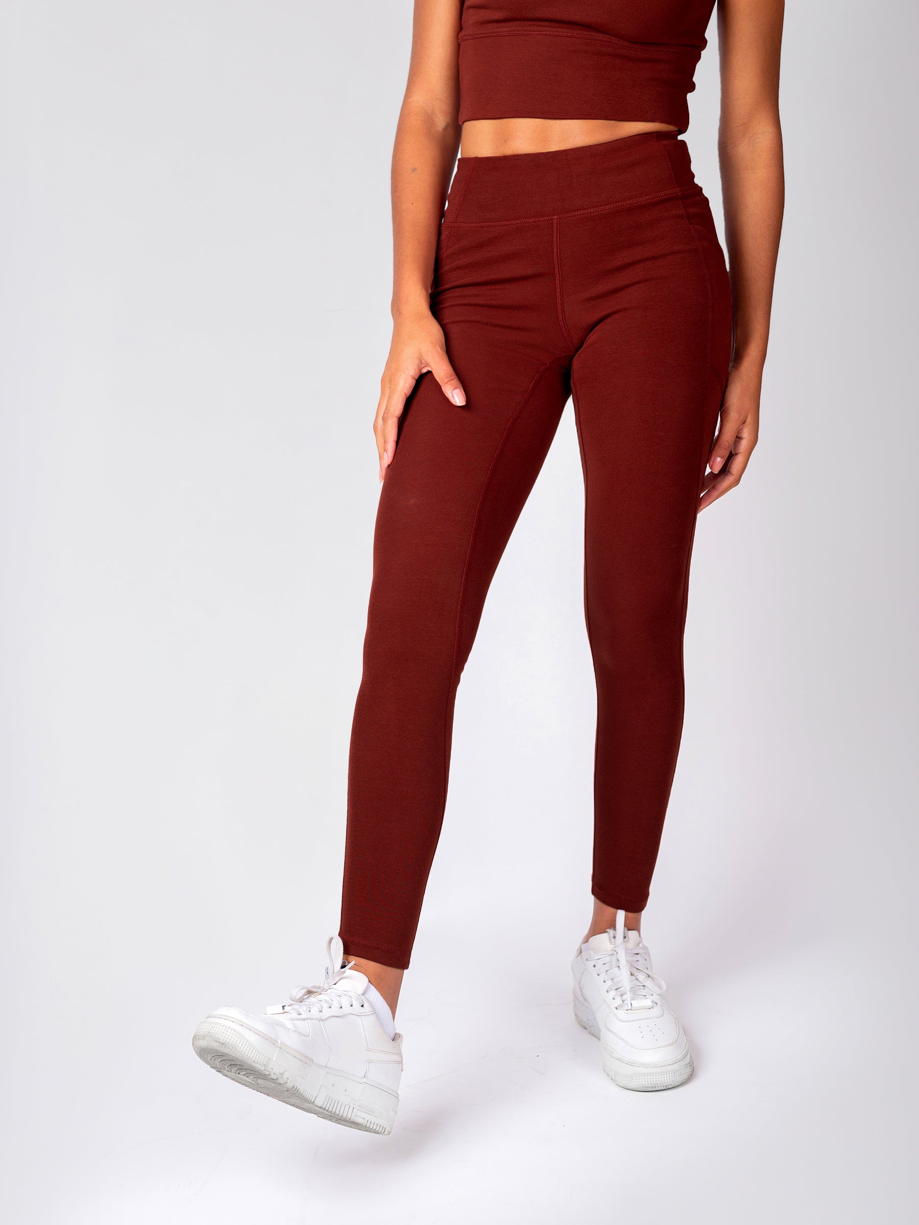 PlantTec™ Organic Leggings | Redwood-Organic Activewear-Happy Earth