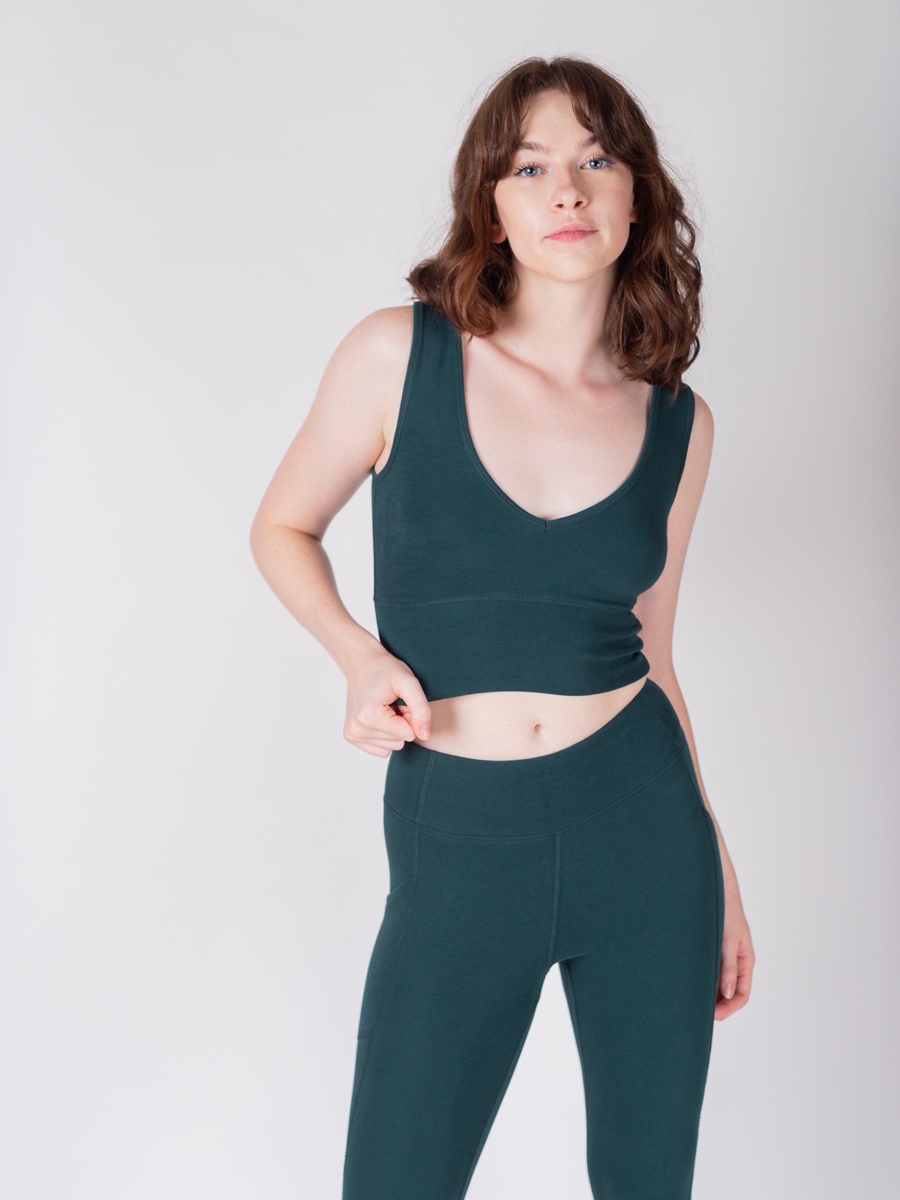 PlantTec™ Organic Reversible Tank | Monstera-Organic Activewear-Happy Earth