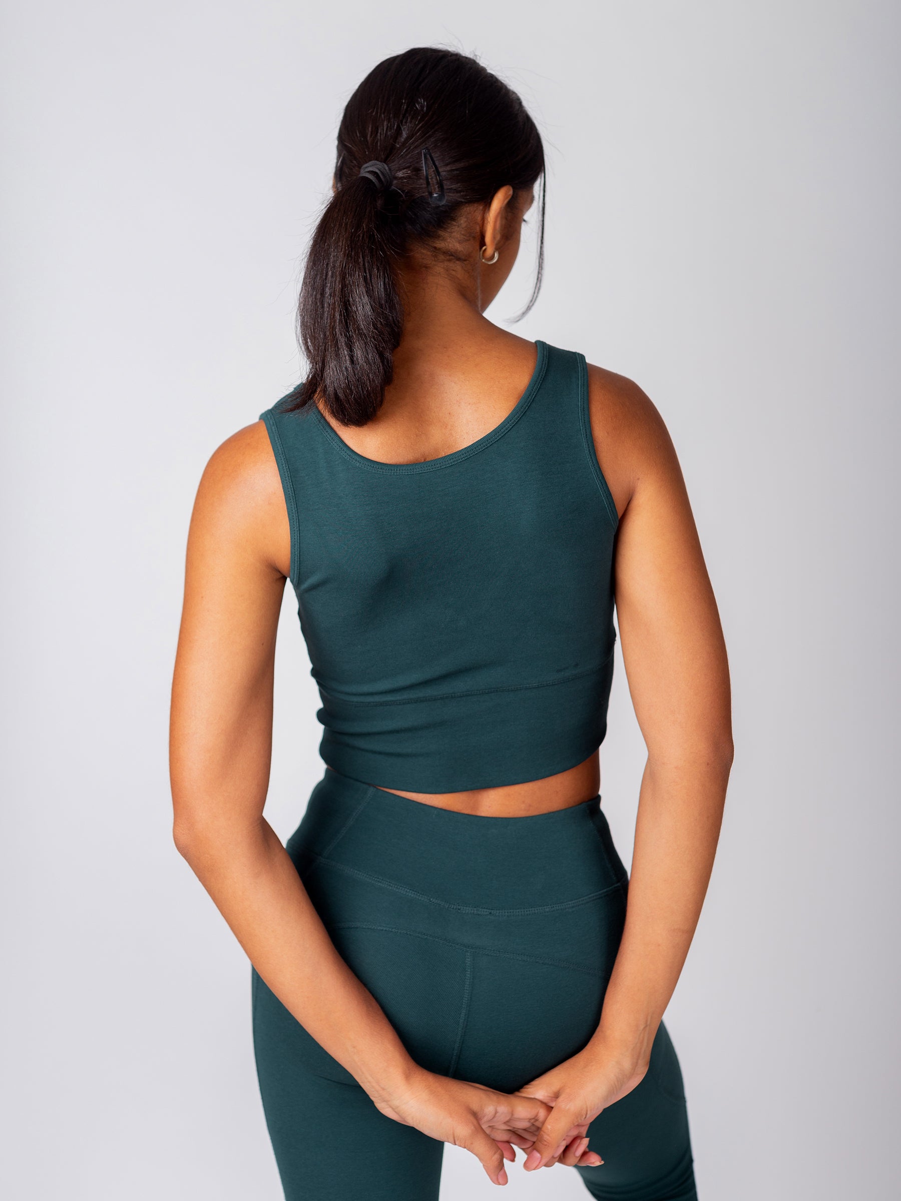 PlantTec™ Organic Reversible Tank | Monstera-Organic Activewear-Happy Earth