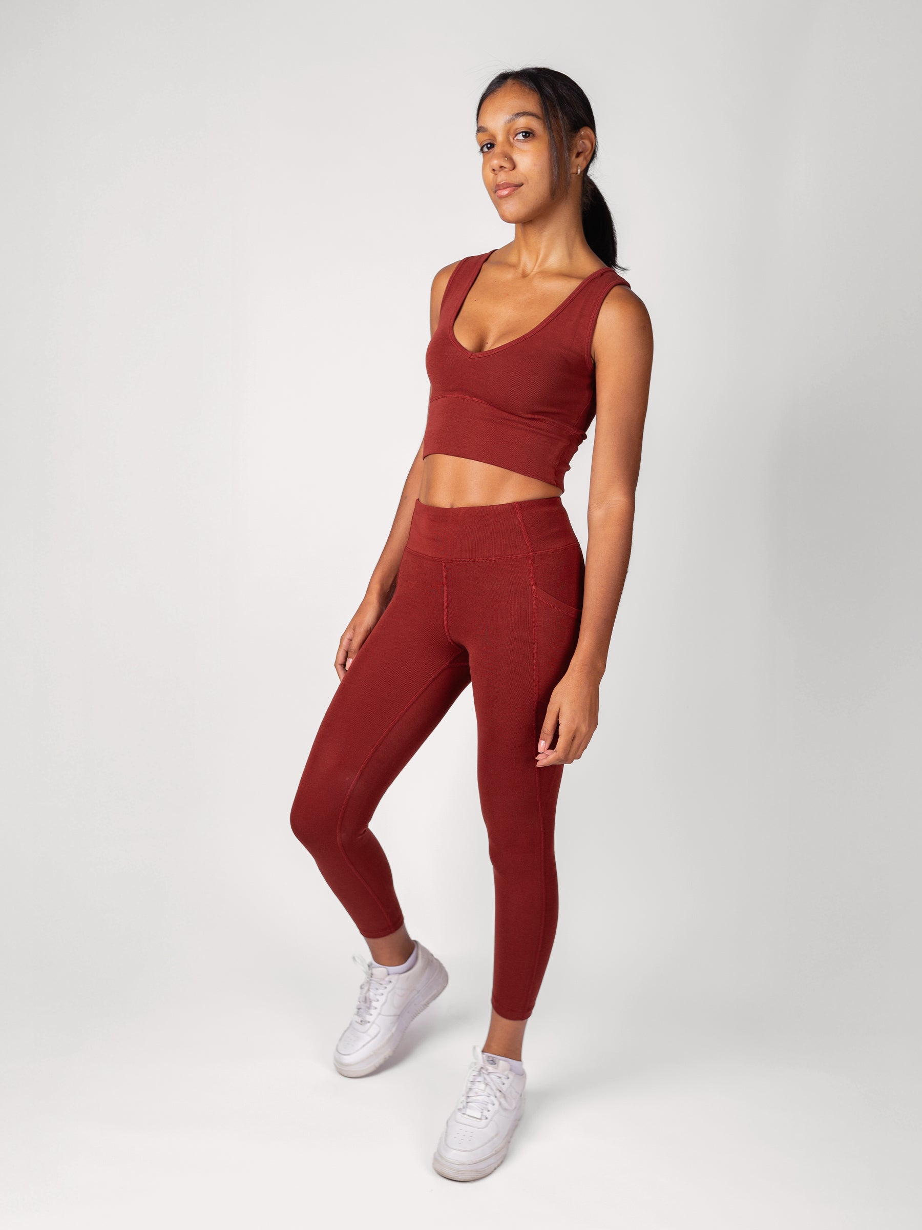 PlantTec™ Organic Reversible Crop Tank | Redwood