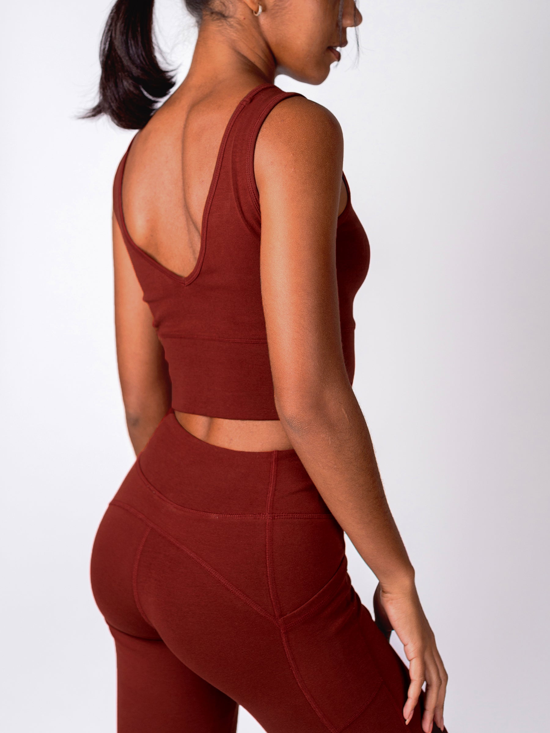 PlantTec™ Organic Reversible Tank | Redwood, a Organic Activewear by Happy Earth Apparel