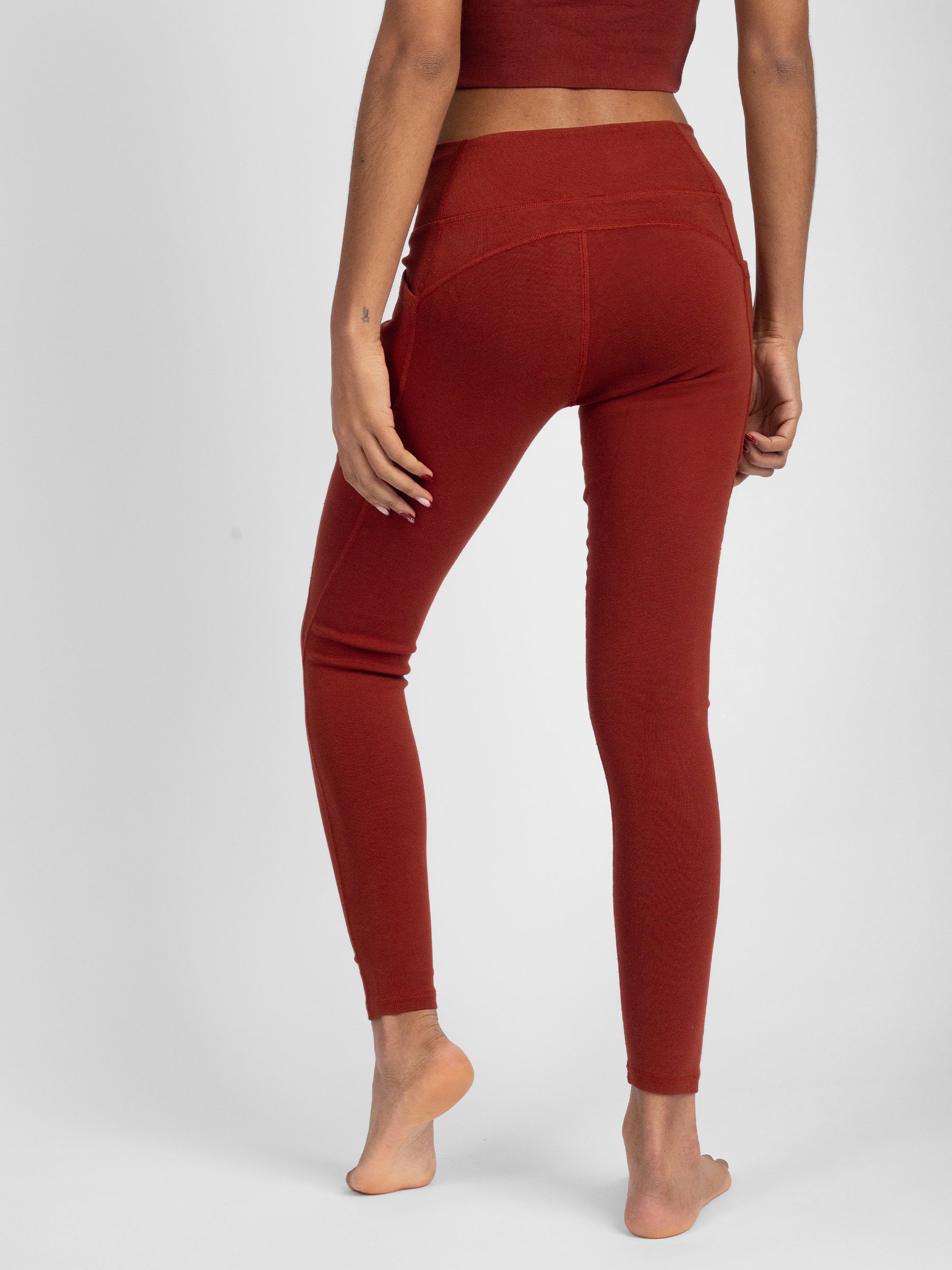 PlantTec™ Organic Seamless Leggings | Redwood