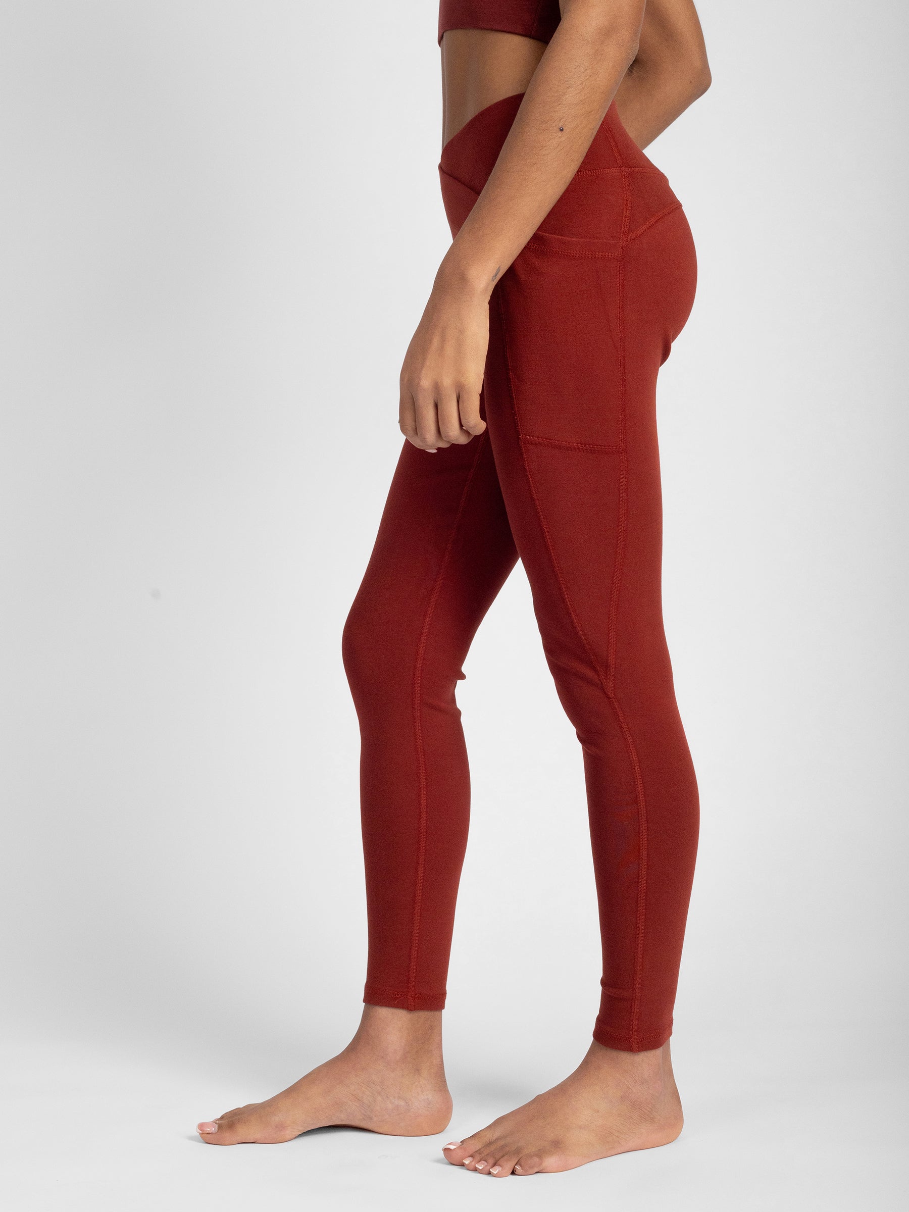 PlantTec™ Organic Seamless Leggings | Redwood