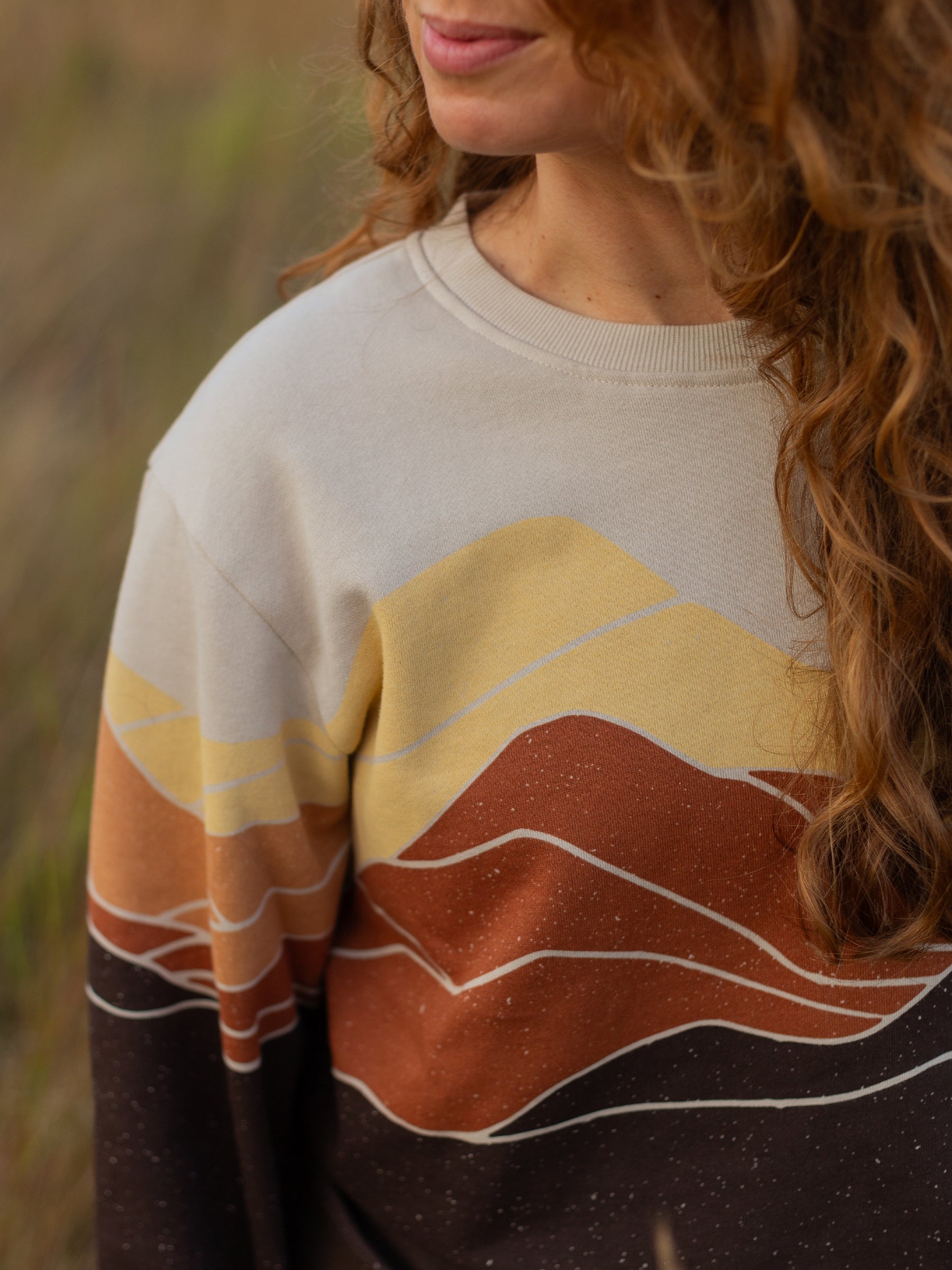 Retro Range Pullover, a Organic Sweatshirt by Happy Earth Apparel