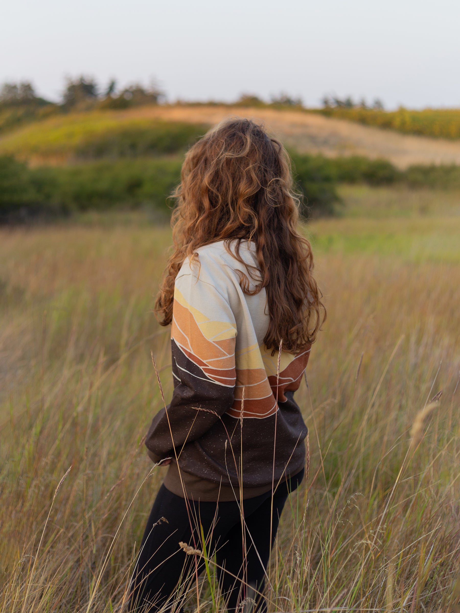Retro Range Pullover, a Organic Sweatshirt by Happy Earth Apparel
