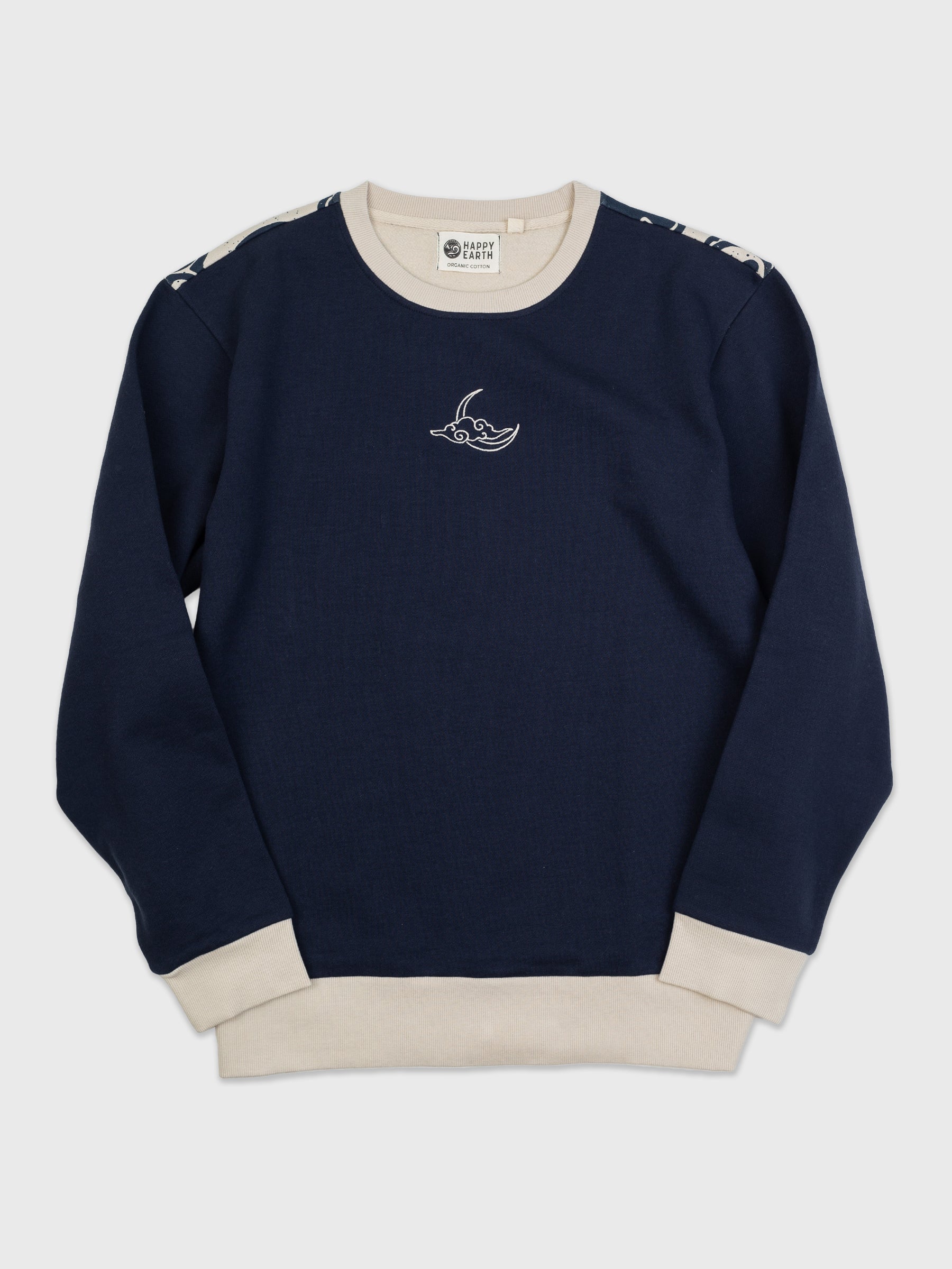 Reverie de Lune Pullover, a Organic Sweatshirt by Happy Earth Apparel