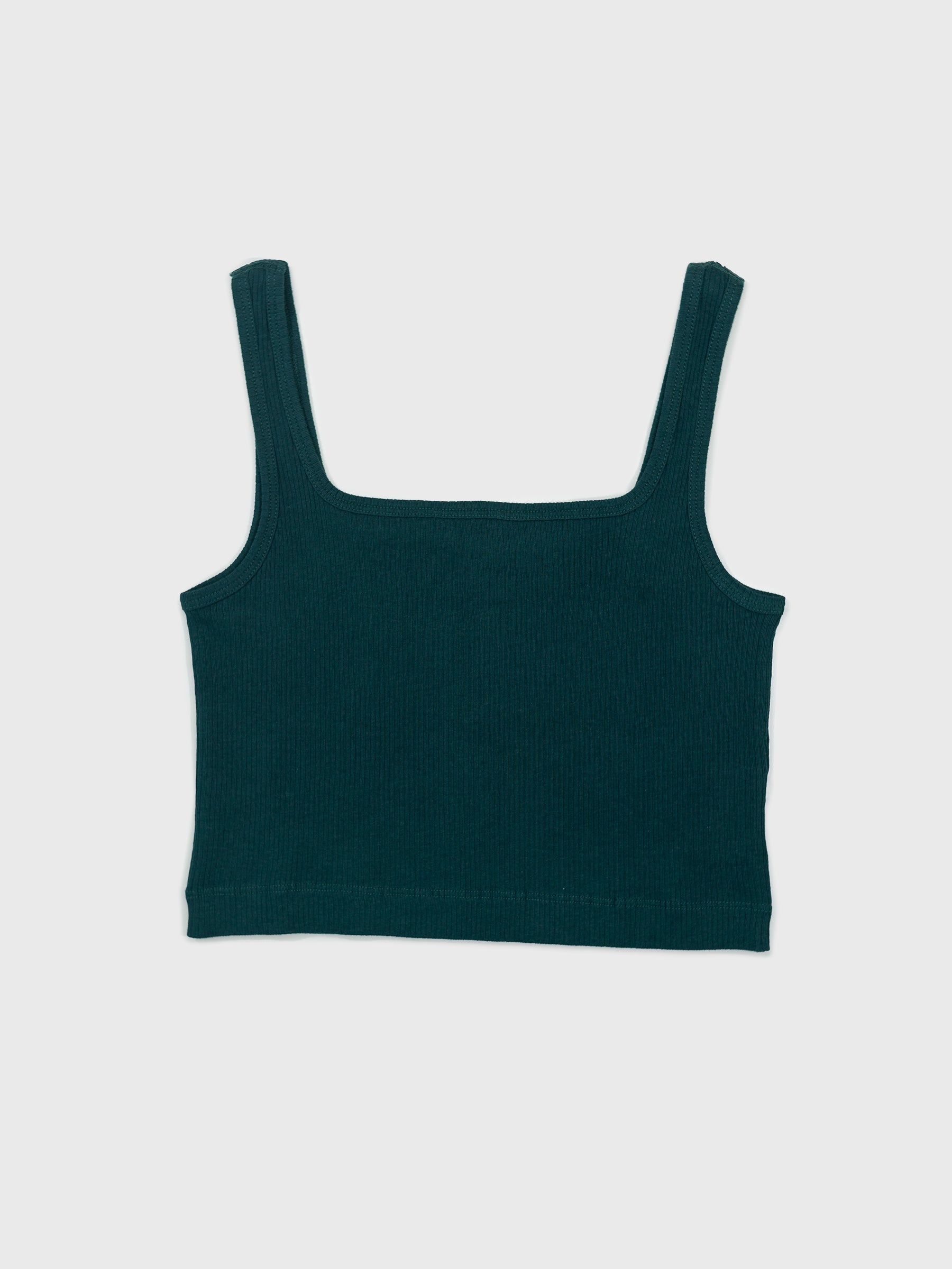 Revive™ Organic Cotton Crop Tank | Monstera, a Organic Low Impact Activewear by Happy Earth Apparel