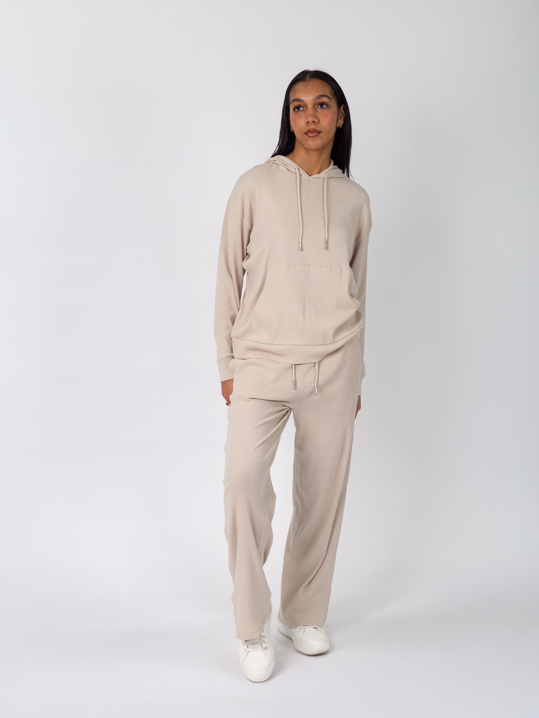 Revive™ Organic Cotton Hoodie | Oat, a Organic Low Impact Activewear by Happy Earth Apparel