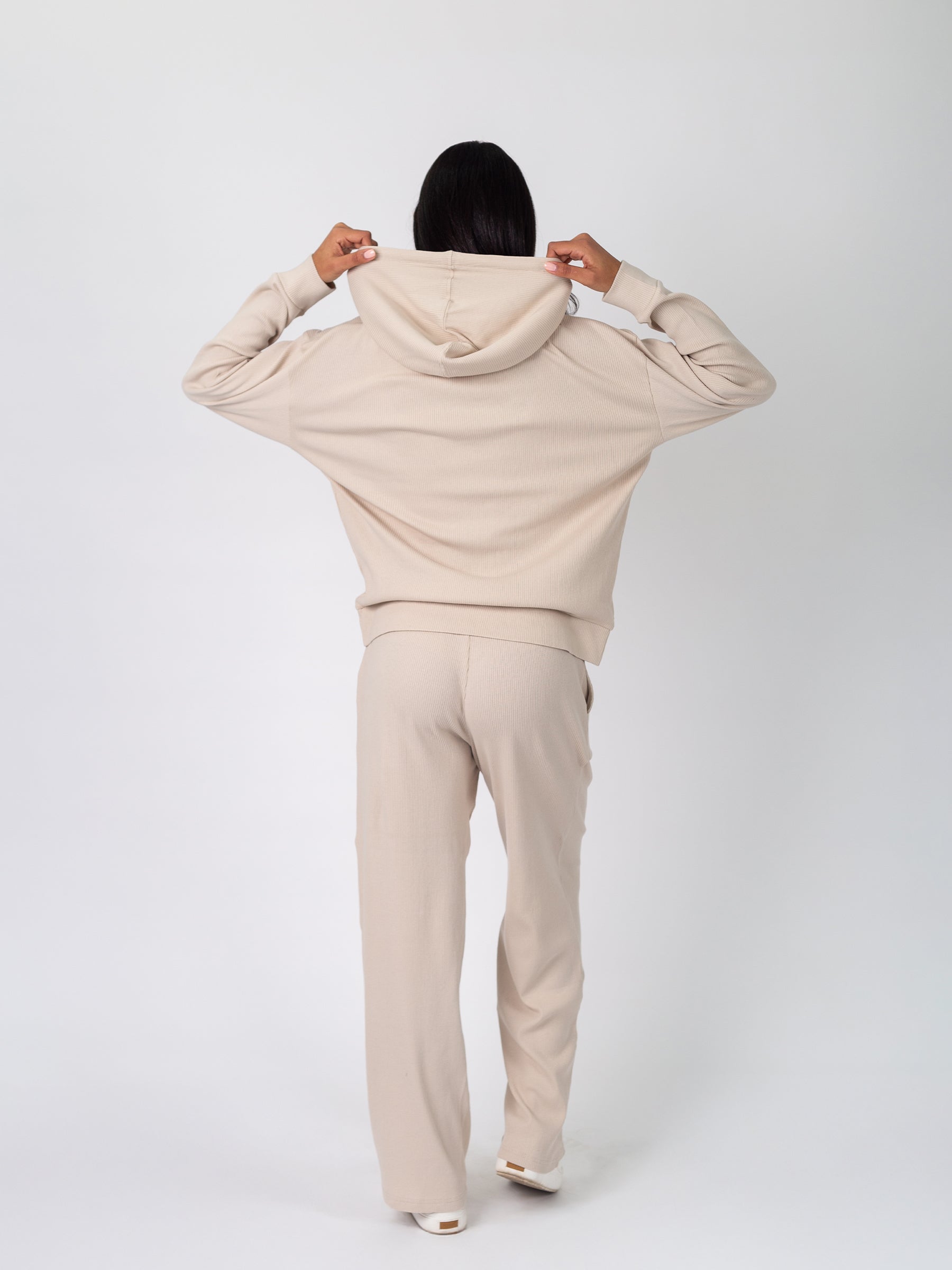 Revive™ Organic Cotton Hoodie | Oat, a Organic Low Impact Activewear by Happy Earth Apparel