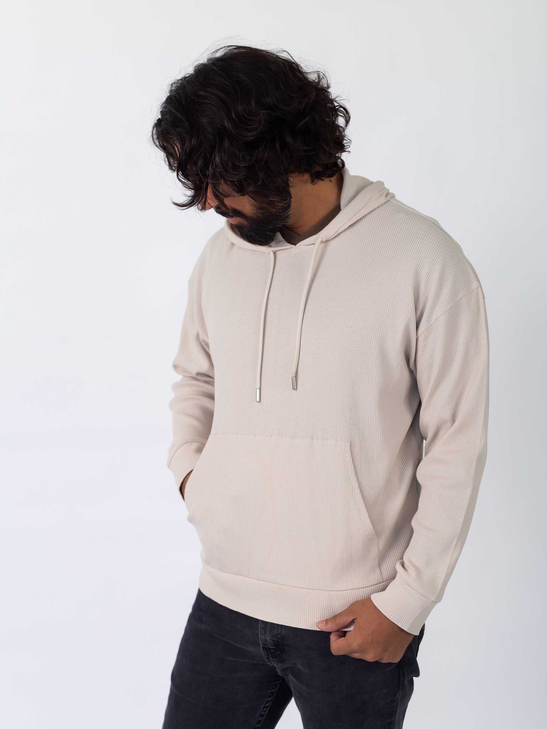 Revive™ Organic Cotton Hoodie | Oat, a Organic Low Impact Activewear by Happy Earth Apparel