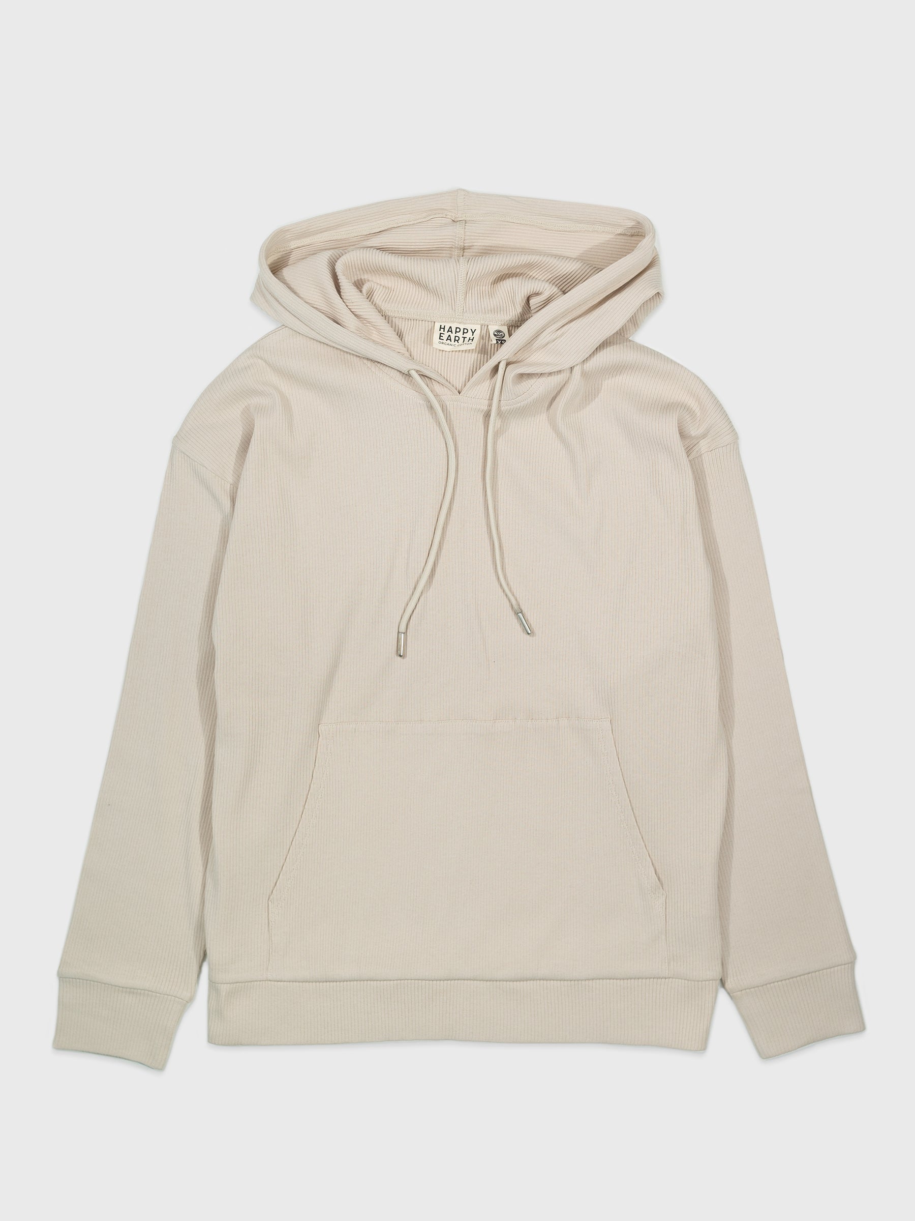 Revive™ Organic Cotton Hoodie | Oat, a Organic Low Impact Activewear by Happy Earth Apparel