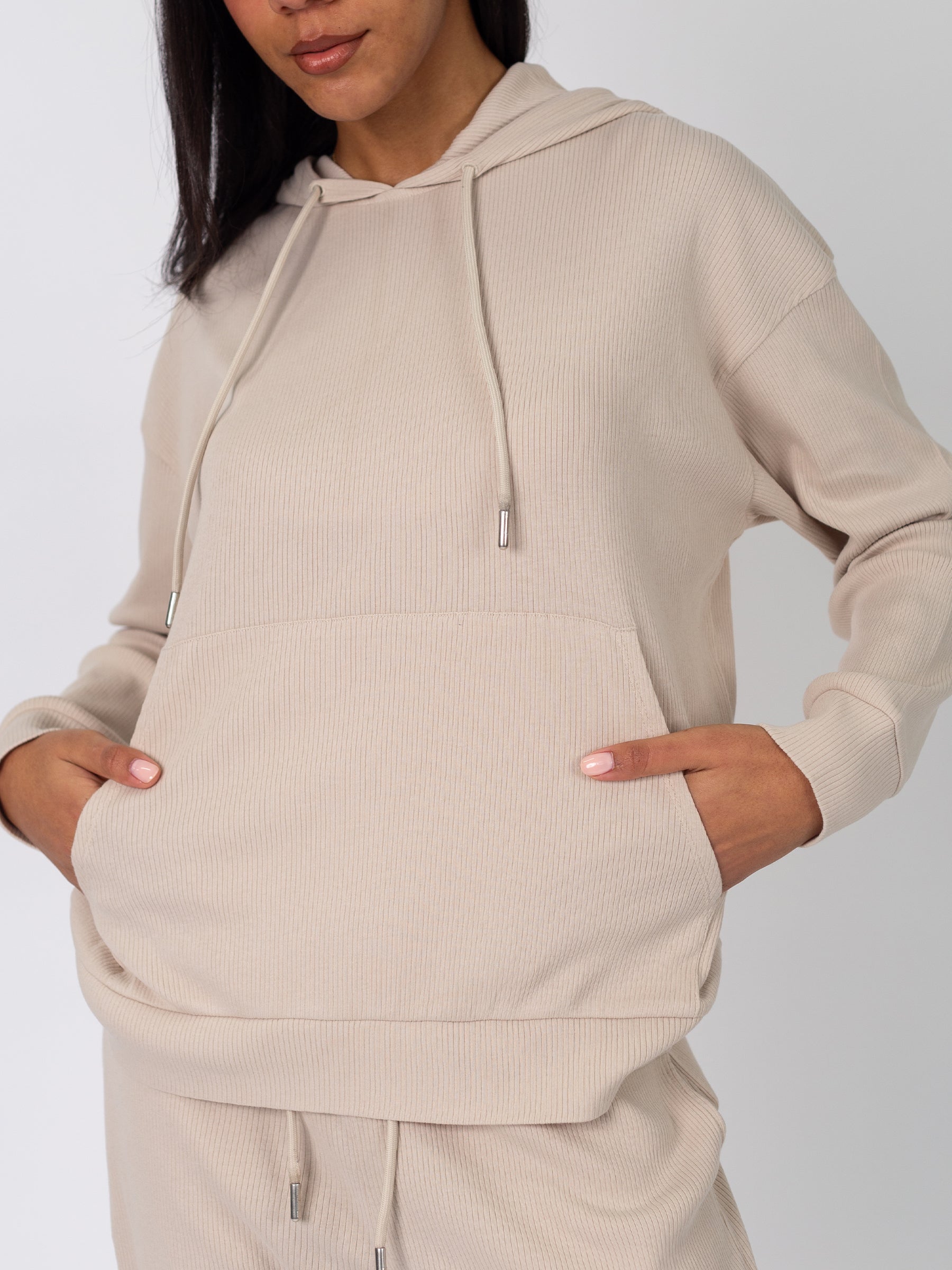 Revive™ Organic Cotton Hoodie | Oat, a Organic Low Impact Activewear by Happy Earth Apparel