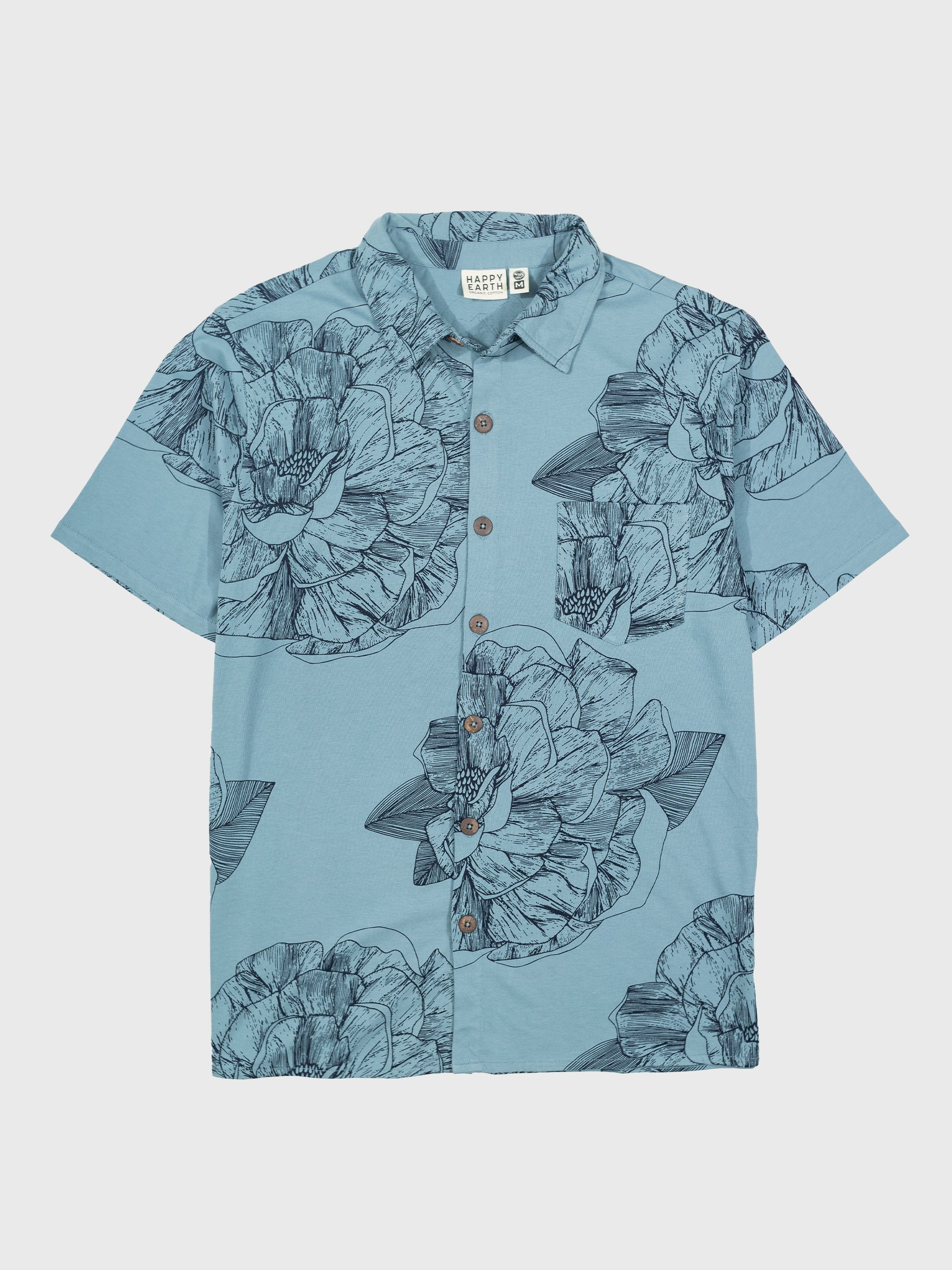 Rincón Shirt | Peony-Organic Tee-Happy Earth