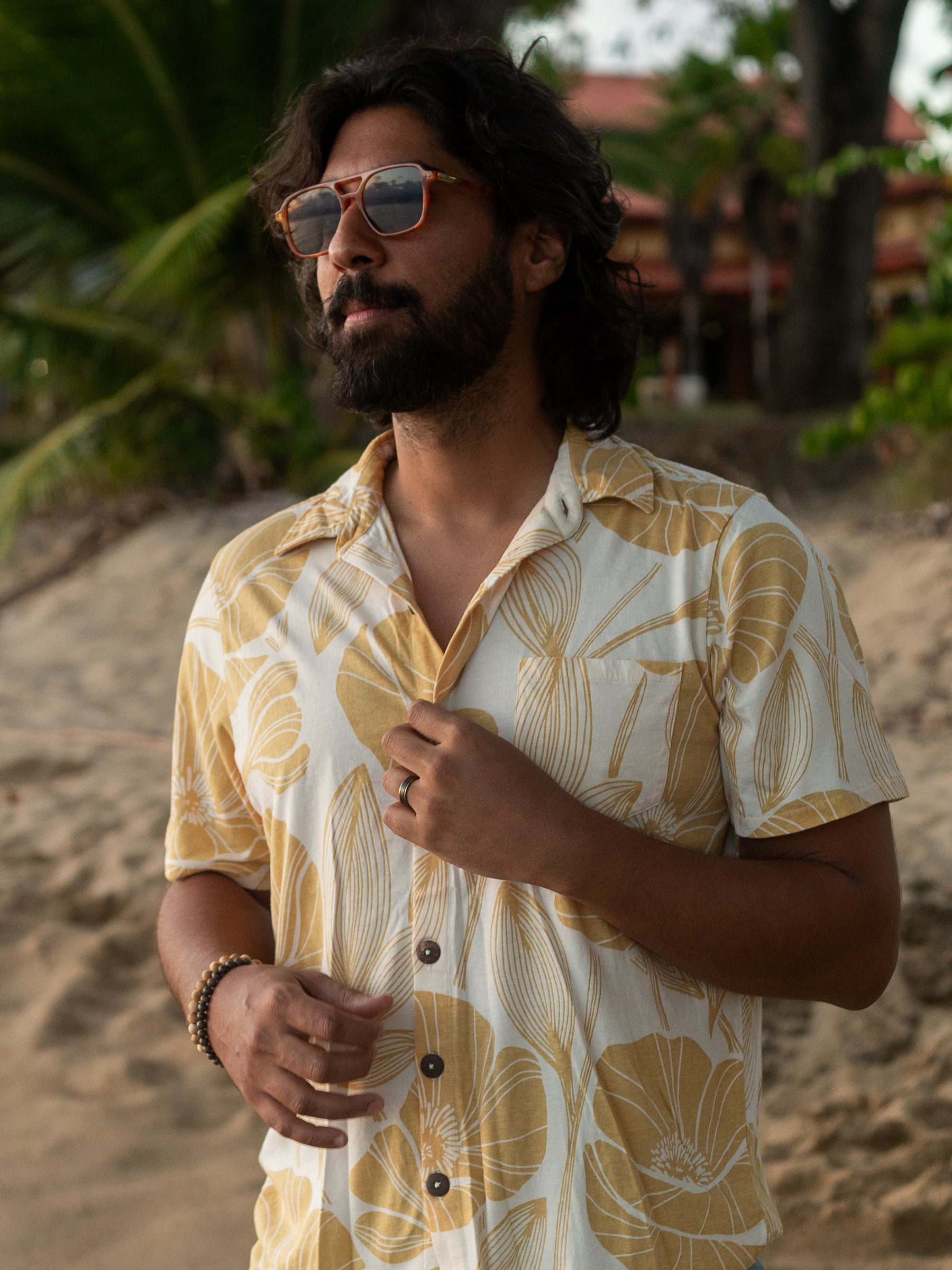 Rincón Shirt | Poppies-Organic Tee-Happy Earth