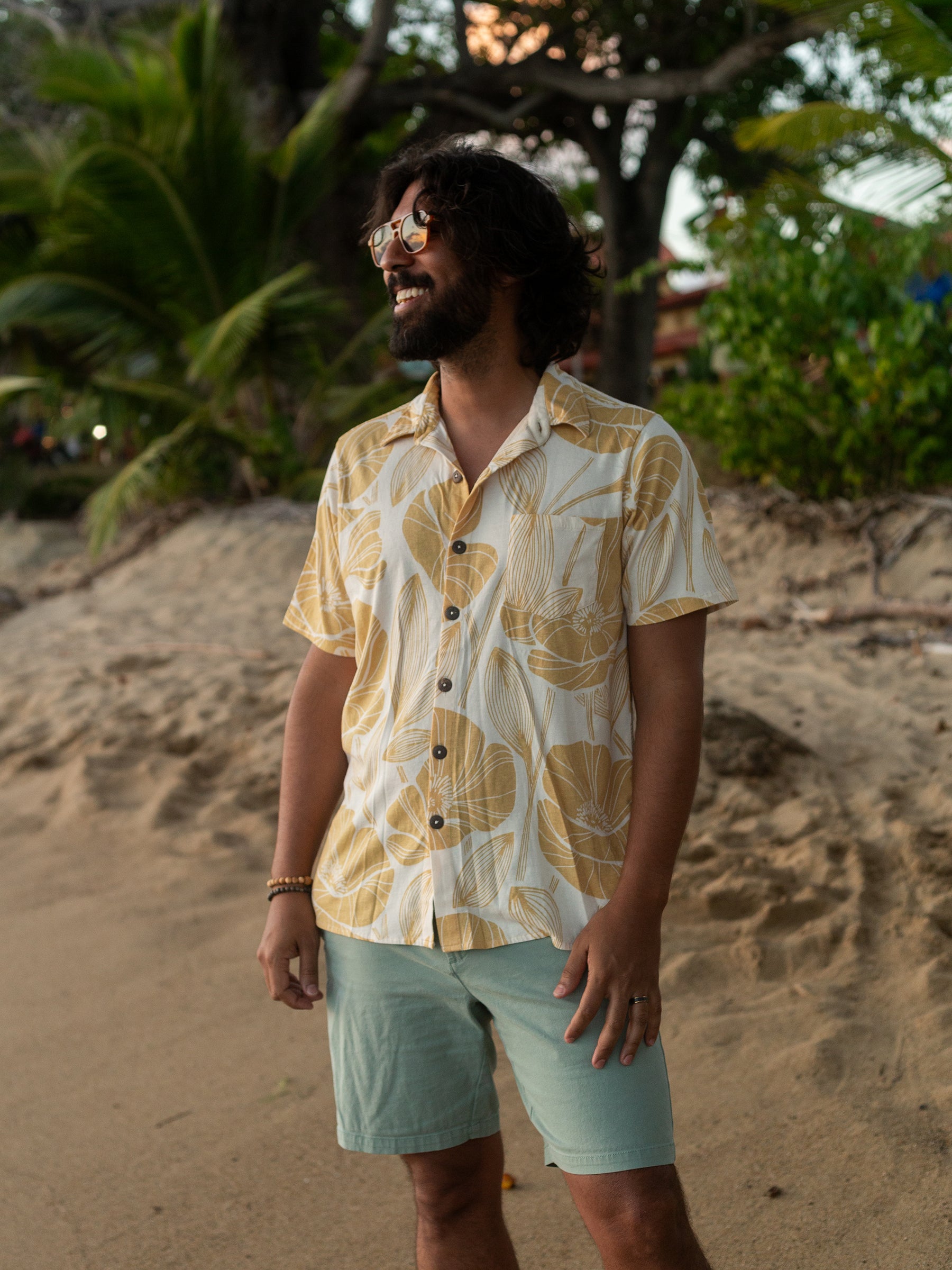 Rincón Shirt | Poppies-Organic Tee-Happy Earth