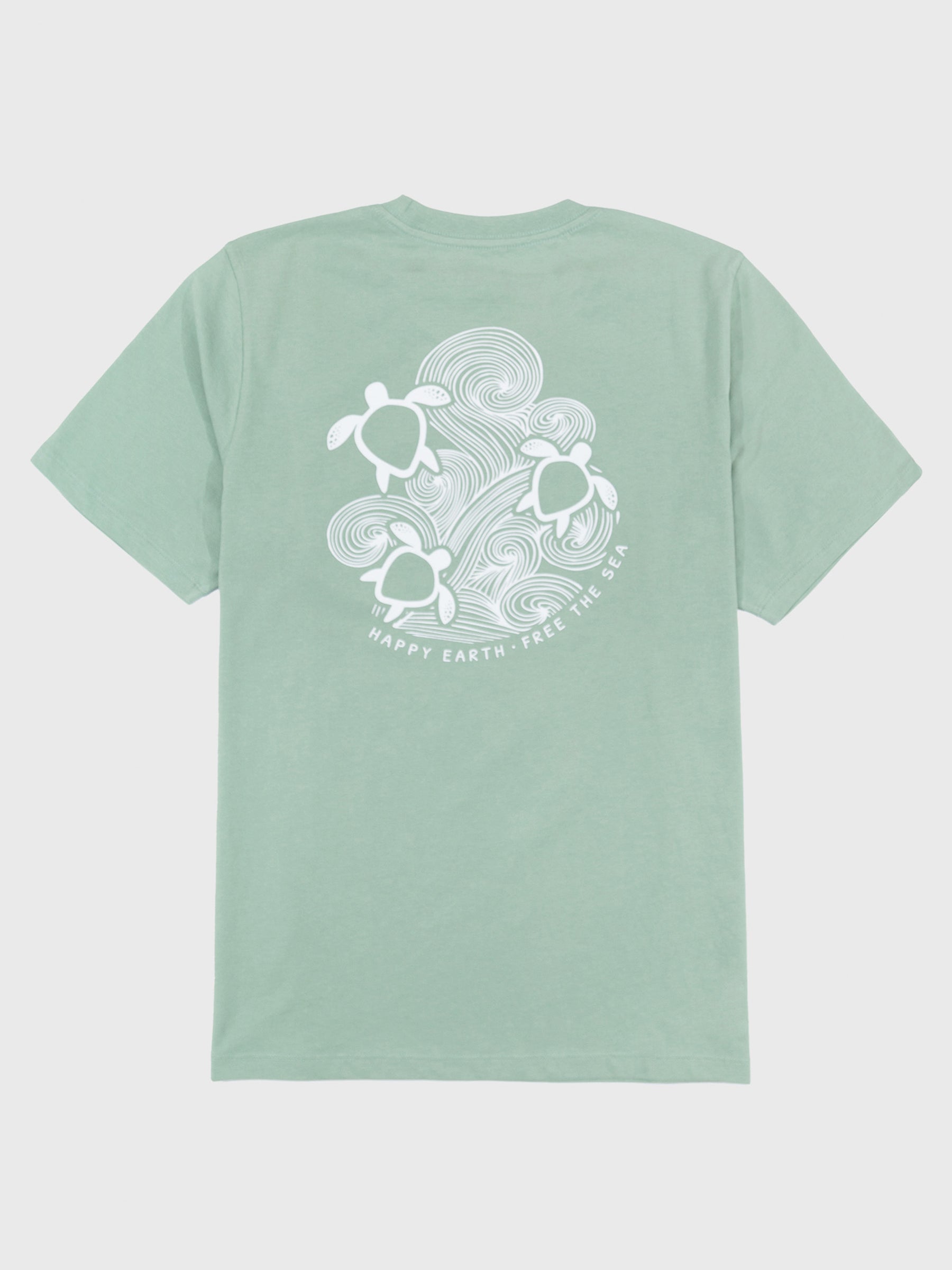 Sea Turtles Tee-Organic Tee-Happy Earth