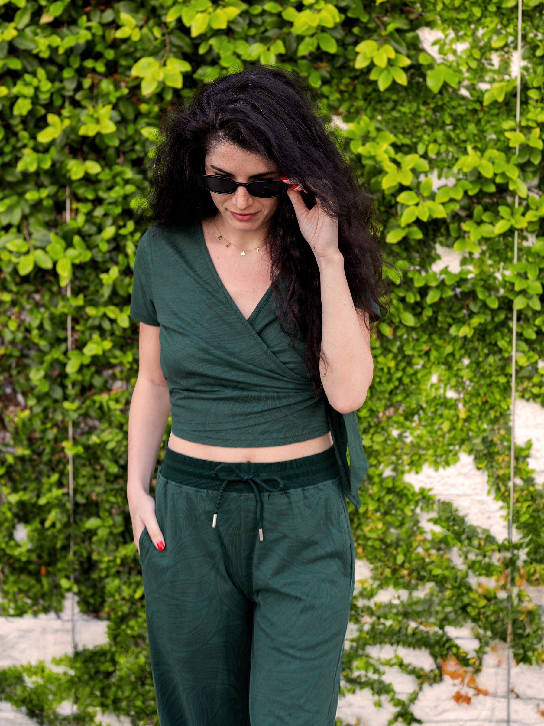 Wrap Crop Top | Tropics