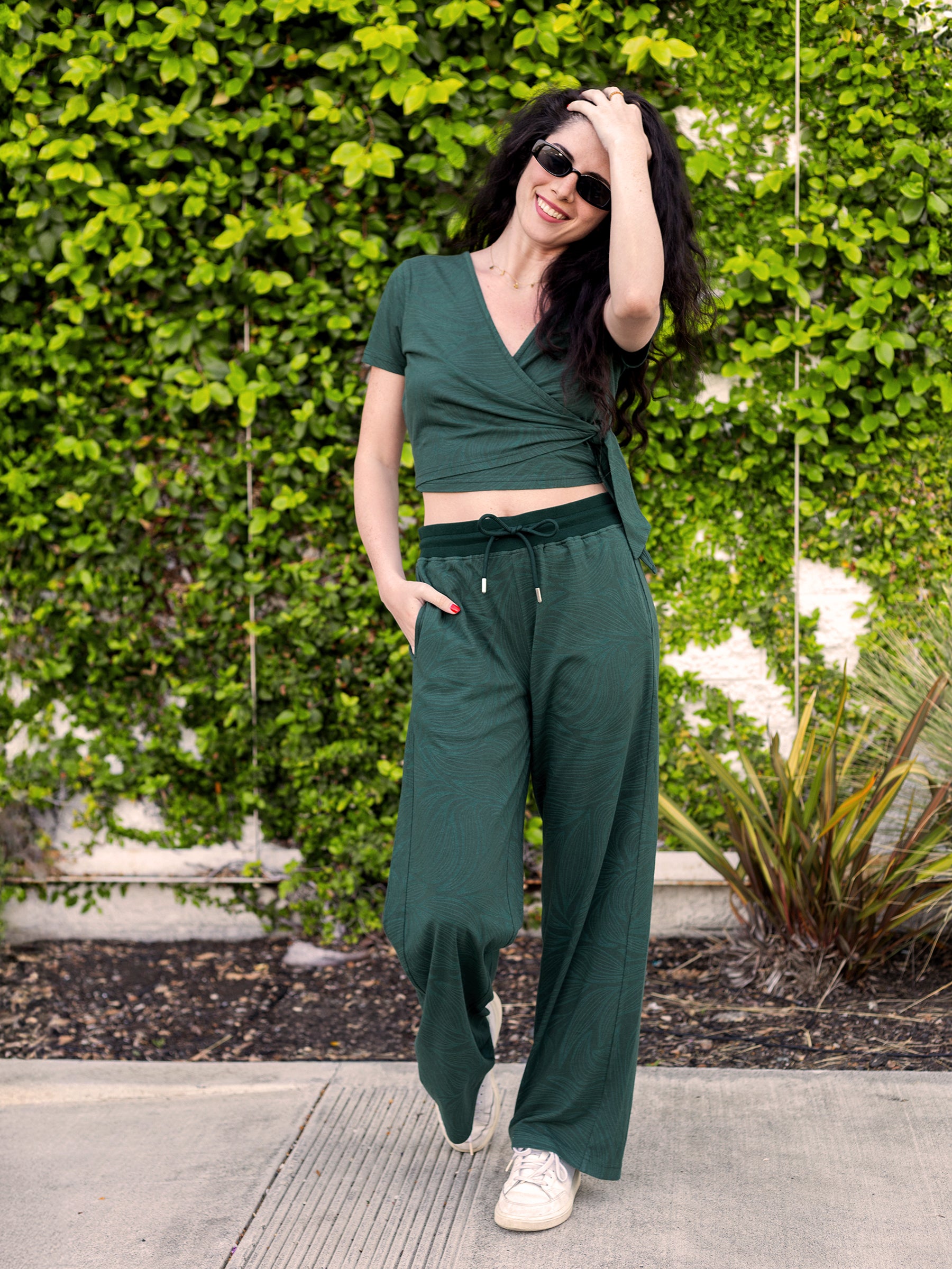 Wrap Crop Top | Tropics